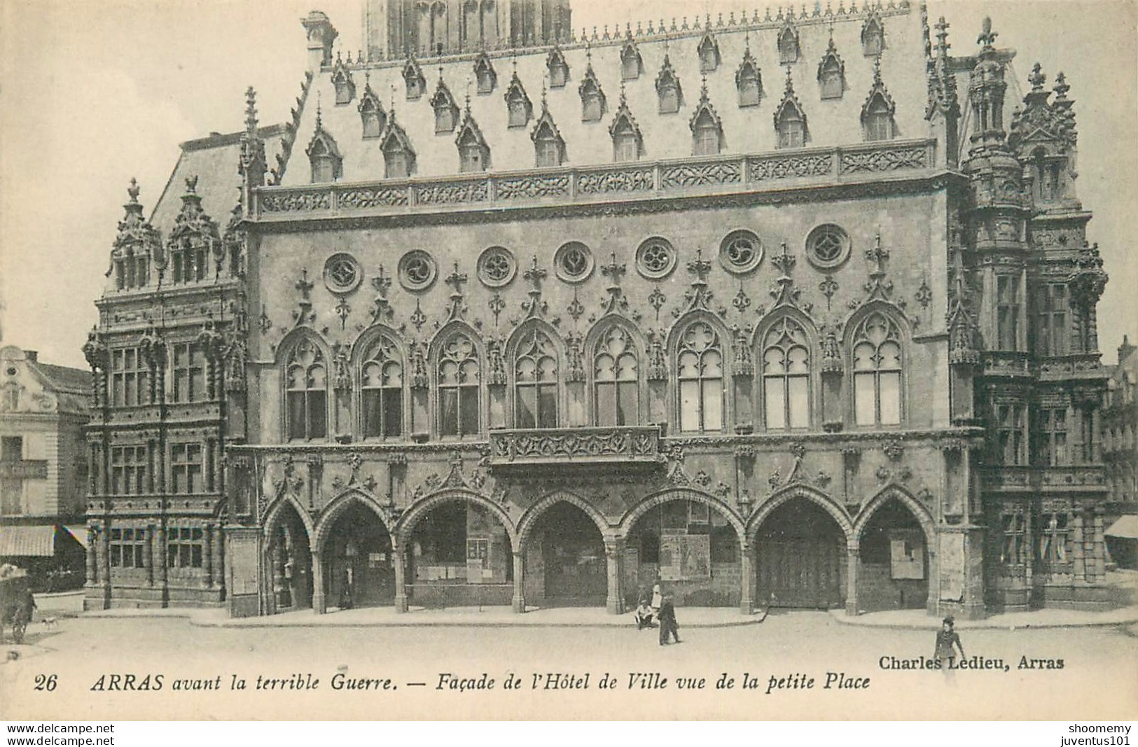CPA Arras Avant La Terrible Guerre-Hôtel De Ville      L1607 - Arras