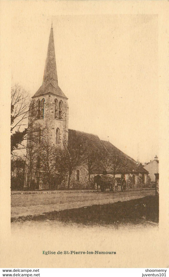 CPA Eglise De Saint Pierre Les Nemours     L1432 - Saint Pierre Les Nemours