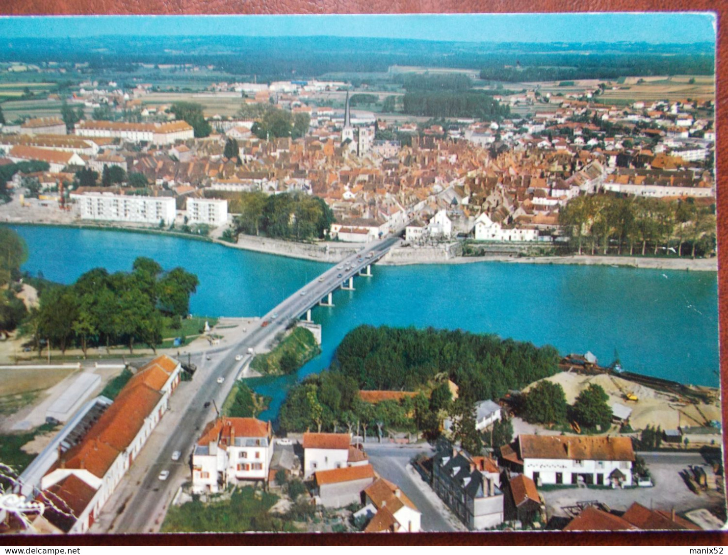 21 - AUXONNE - Vue Générale Aérienne. - Auxonne