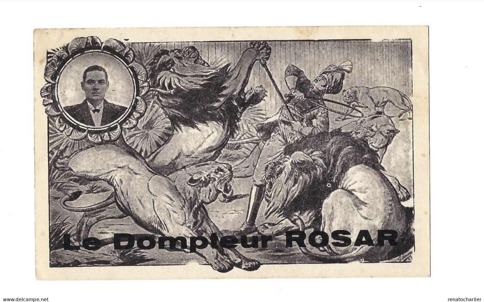 Dompteur Rosar. - Andere & Zonder Classificatie