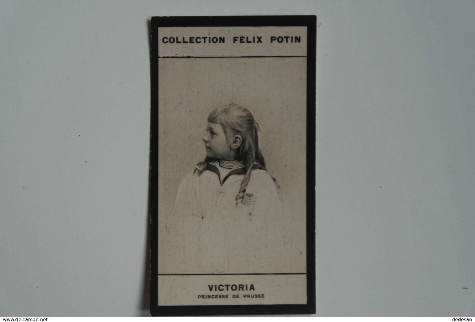 Portrait 7,5 X 4 Victoria Princesse De Prusse Pour Felix Potin - NOV01 - Félix Potin