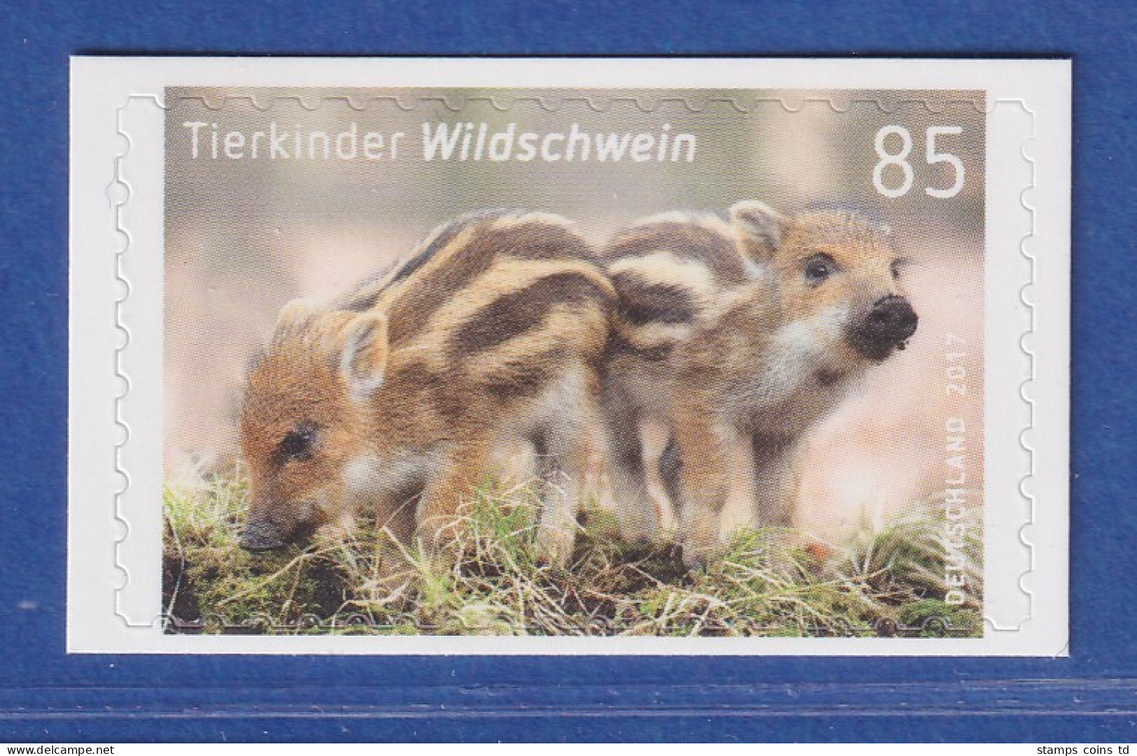 Bund 2017 Tierkinder Wildschwein 85Cent SELBSTKLEBEND Mi-Nr. 3293 ** - Altri & Non Classificati