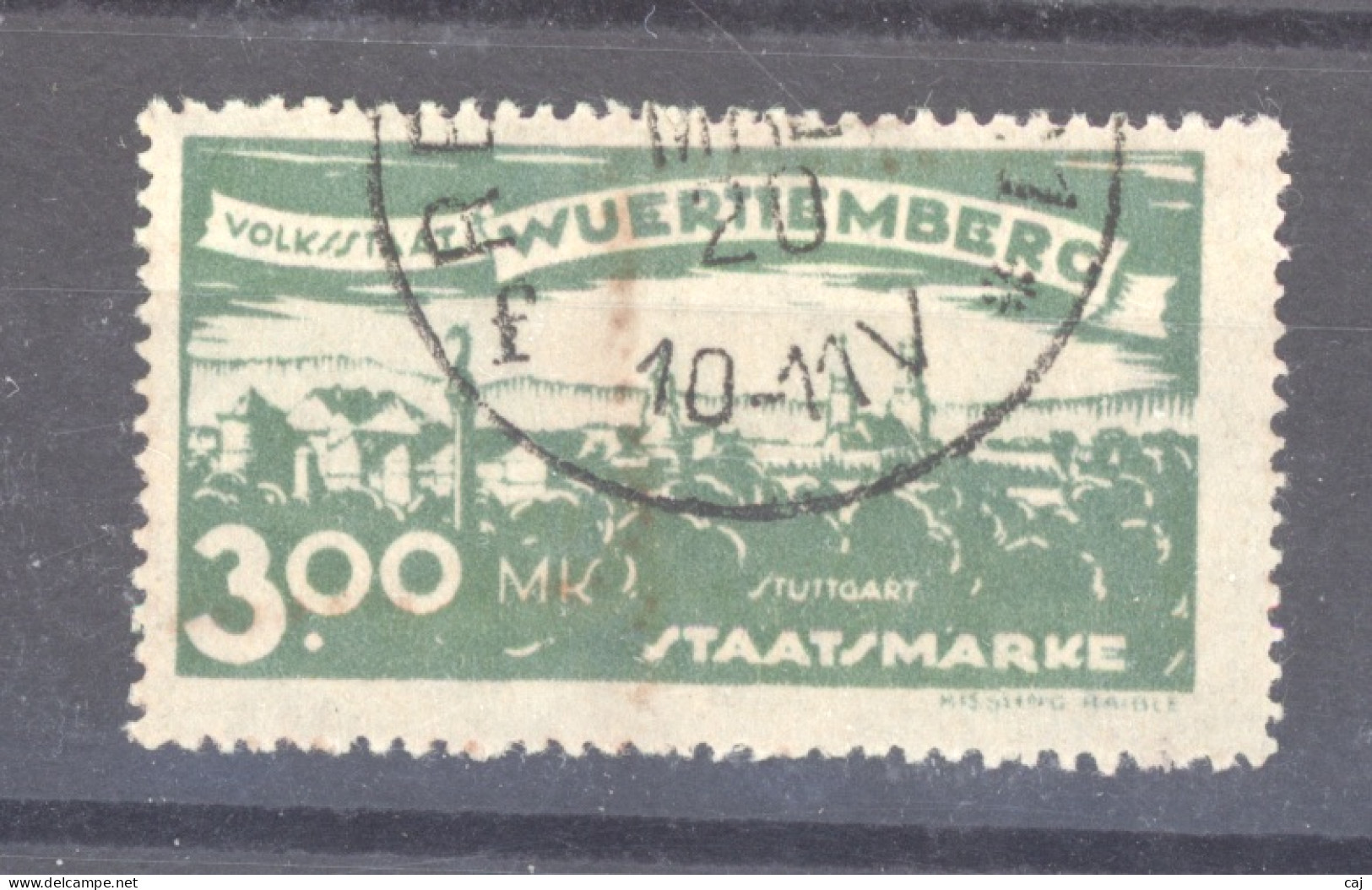 Wurtemberg  -  Service  :  Mi  281  (o) - Used