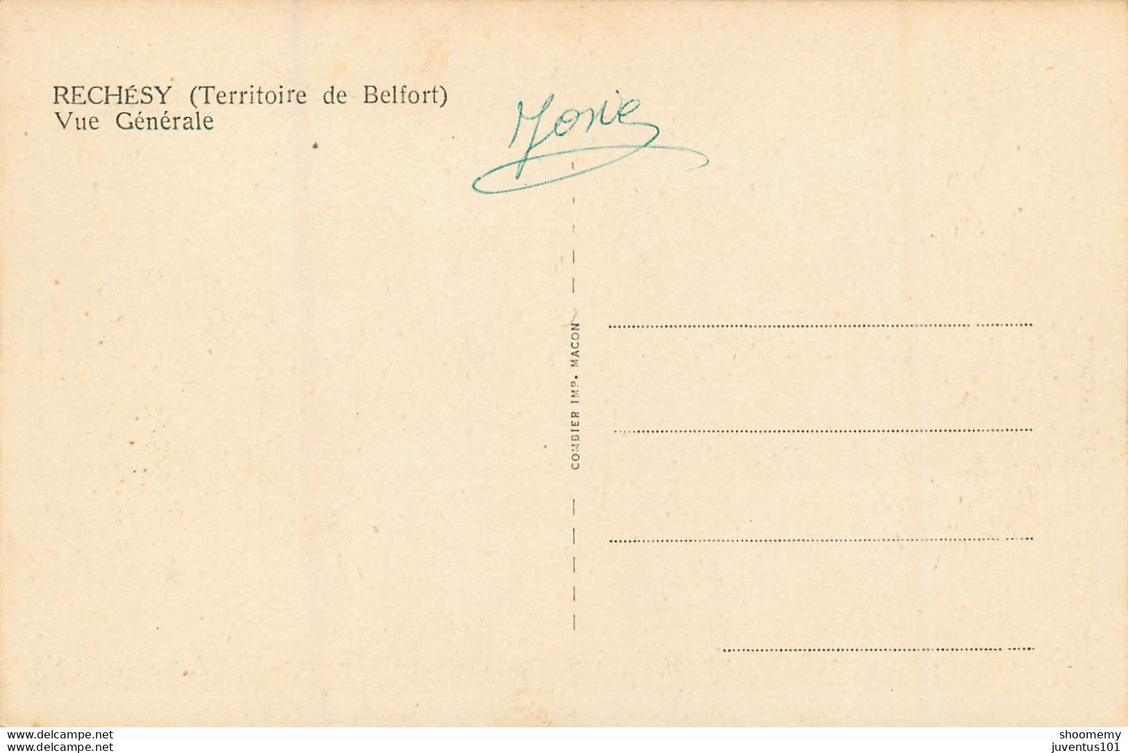 CPA Rechésy-Vue Générale   L1360 - Andere & Zonder Classificatie