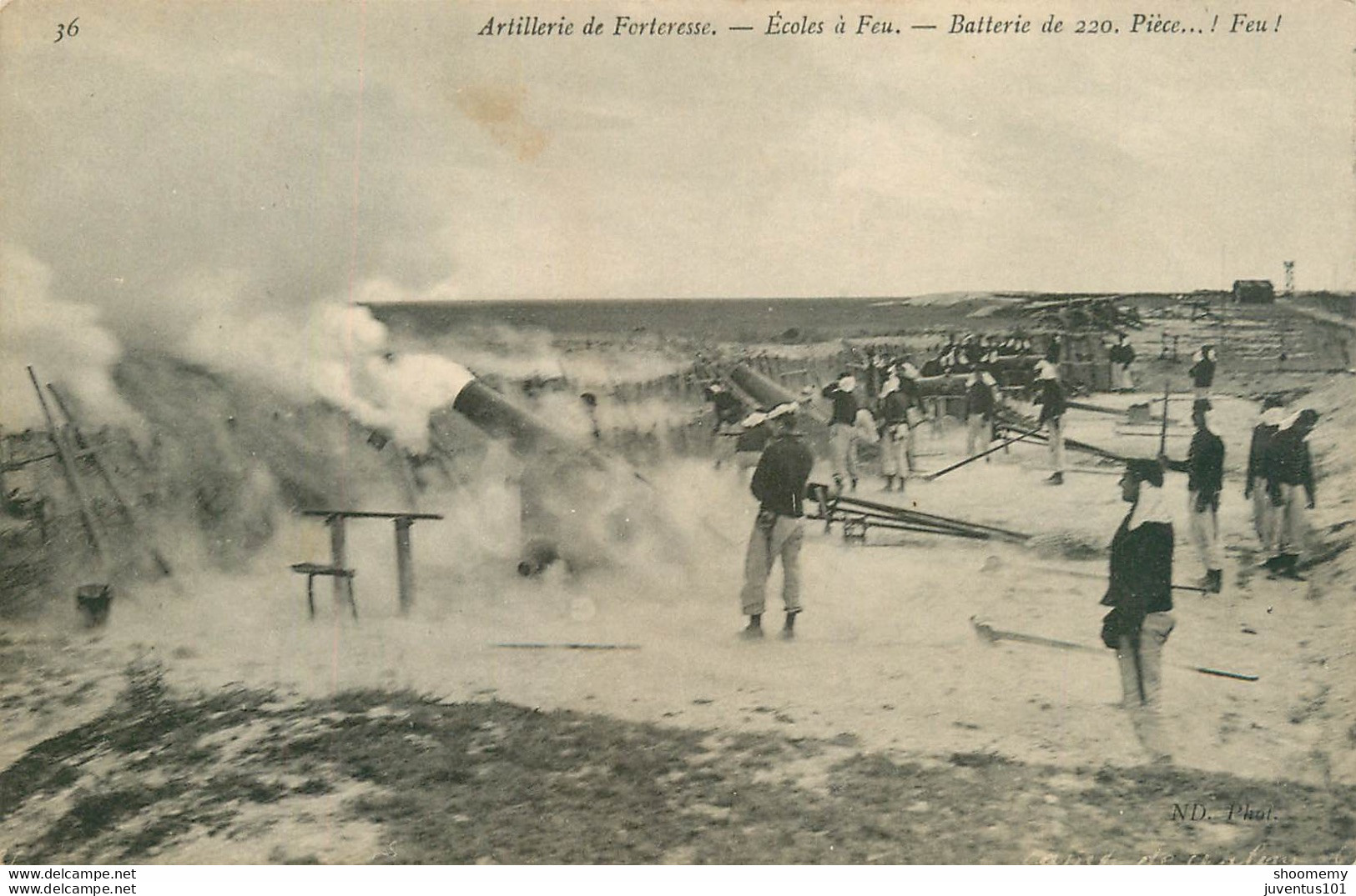 CPA Artillerie De Forteresse-Ecoles à Feu-Batterie   L1361 - Manoeuvres