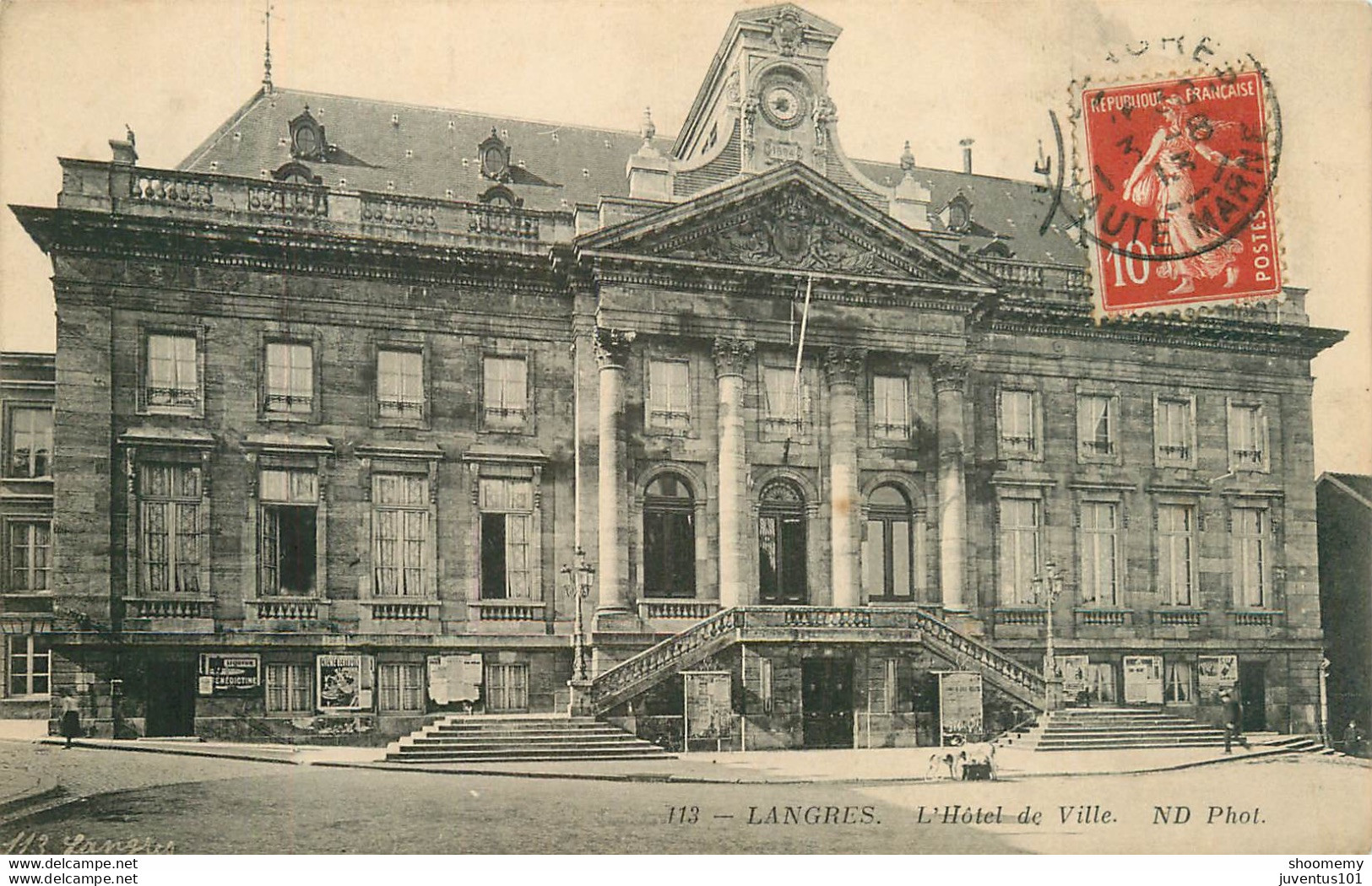 CPA Langres-L'Hôtel De Ville-Timbre   L1361 - Langres