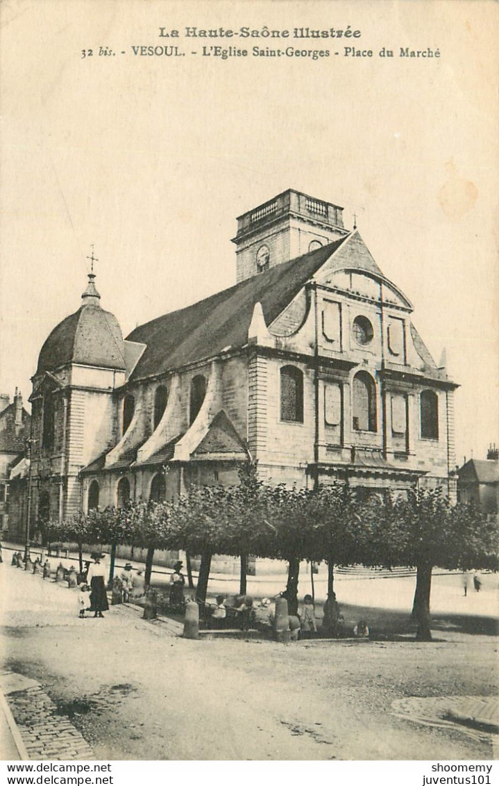 CPA Vesoul-L'église Saint Georges-Place Du Marché      L2028 - Vesoul