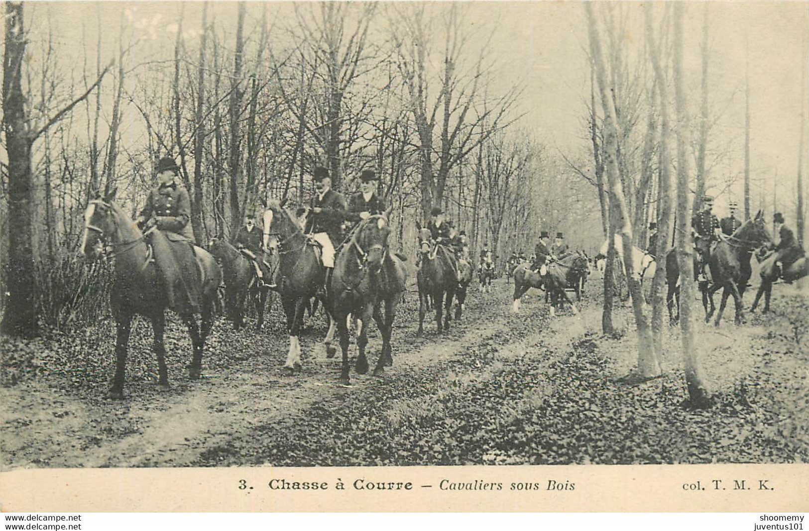 CPA Chasse à Courre-Cavaliers Sous Bois     L1188 - Hunting