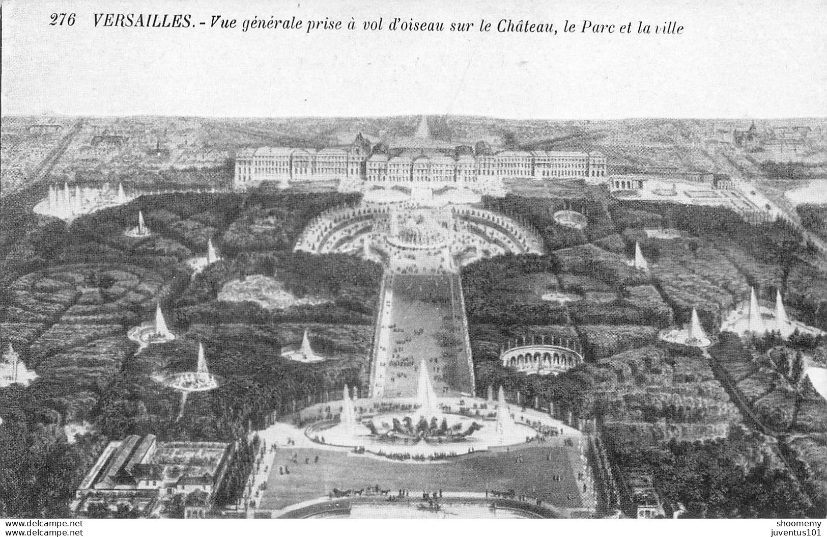CPA Versailles-Vue Générale Prise à Vol D'oiseau-276      L2451 - Versailles (Schloß)