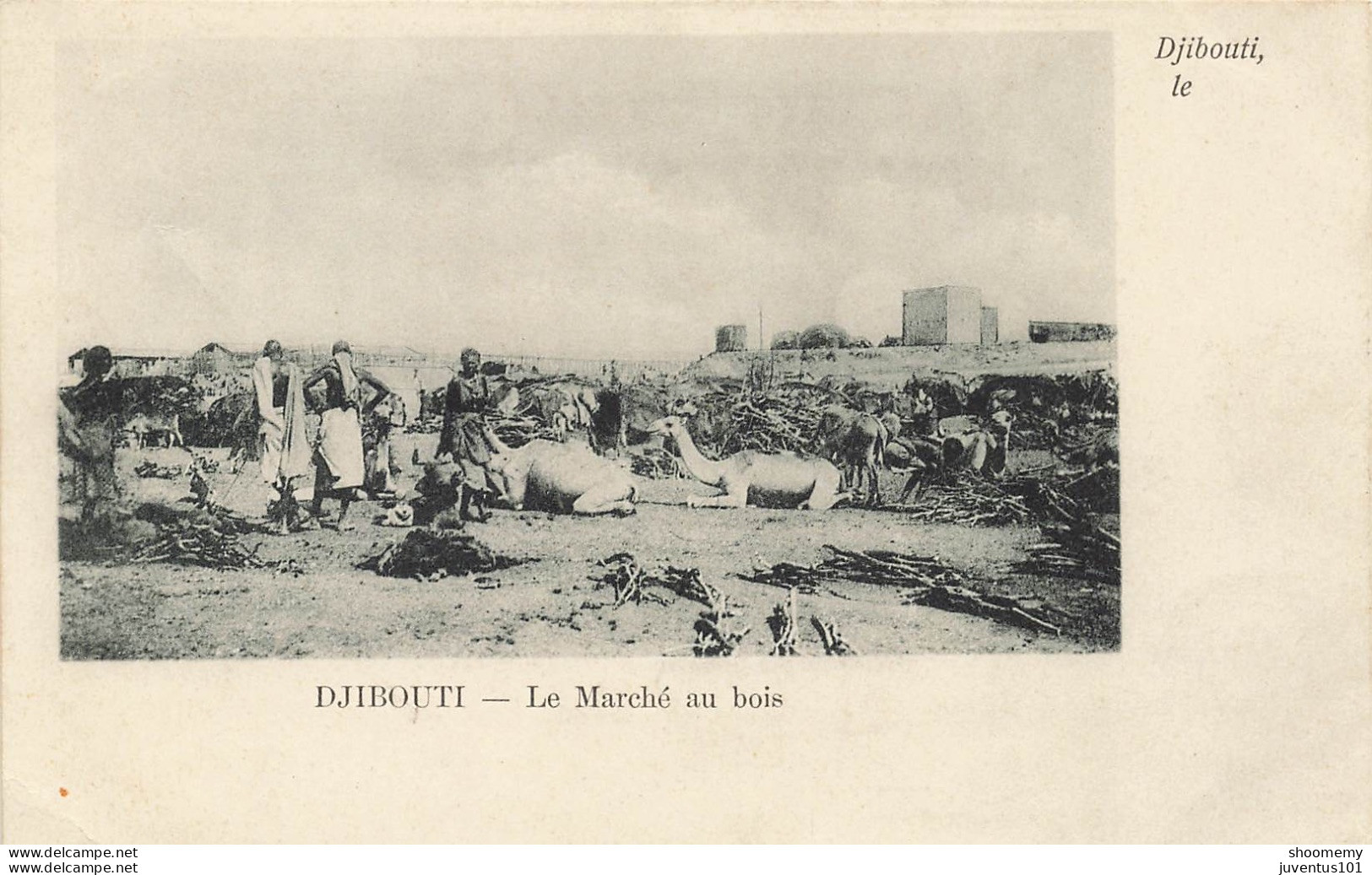 CPA Djibouti-Le Marché Au Bois      L2452 - Dschibuti