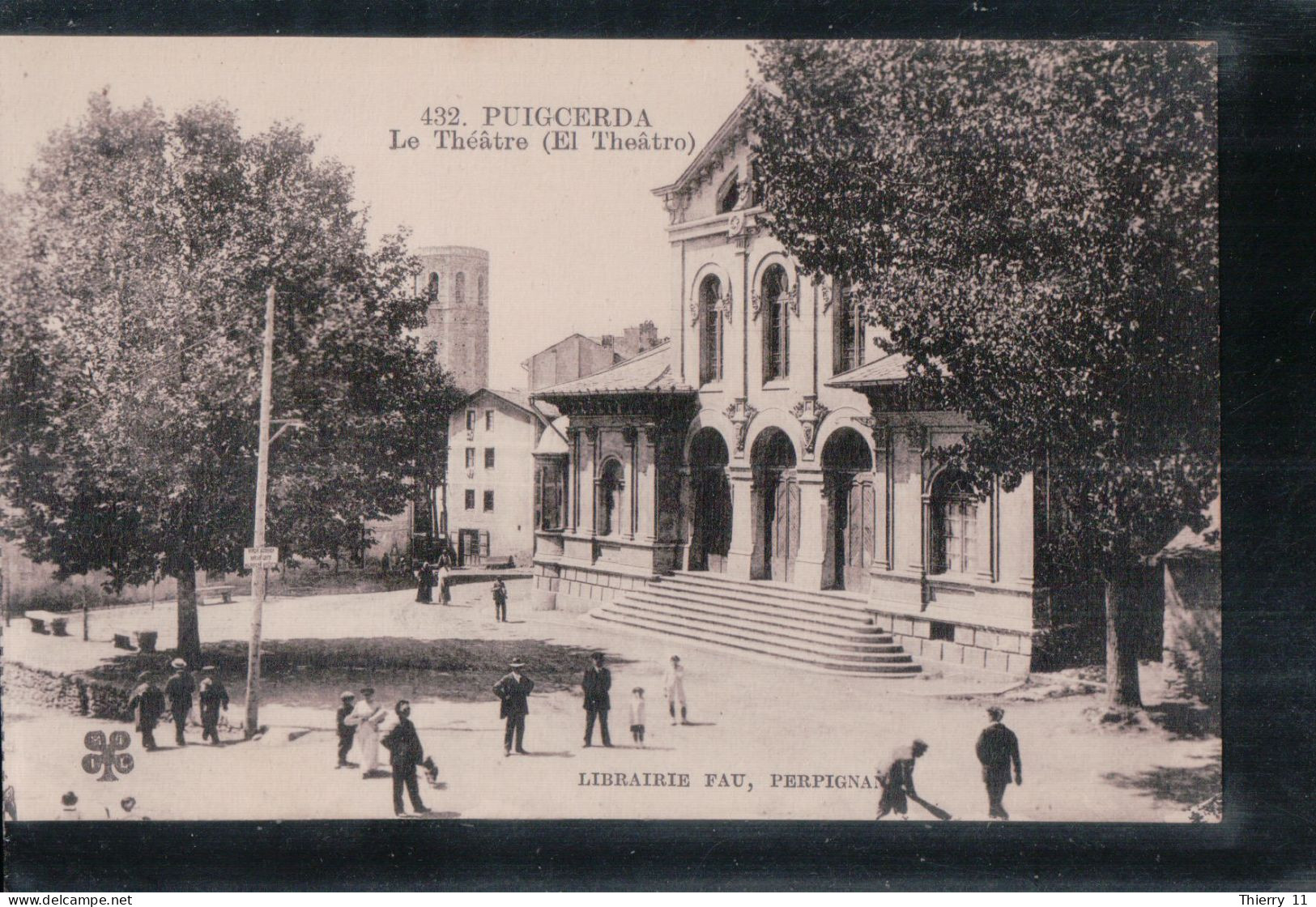 Cpa Puigcerda Le Théatre - Gerona