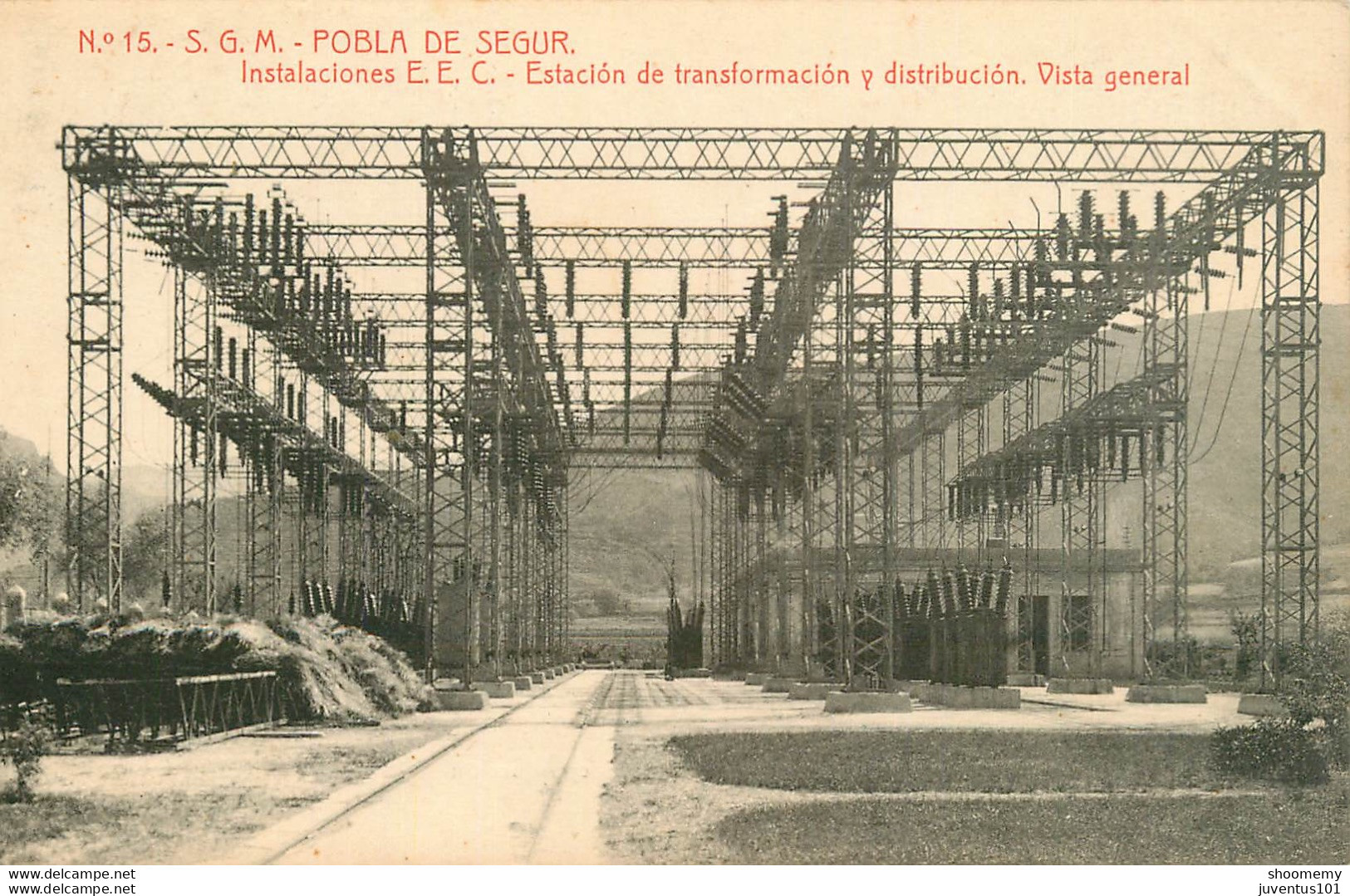 CPA Pobla De Segur-Instalaciones E.C.C. Estación De Transformación Y Distribución      L1384 - Lérida