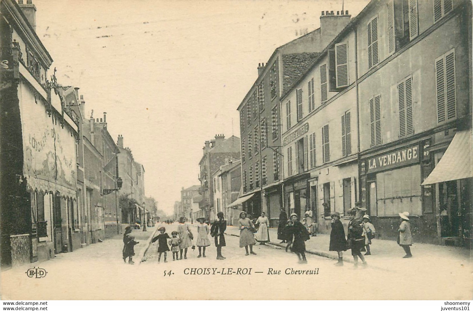 CPA Choisy Le Roi-Rue Chevreuil-RARE Numéro 54      L1872 - Choisy Le Roi