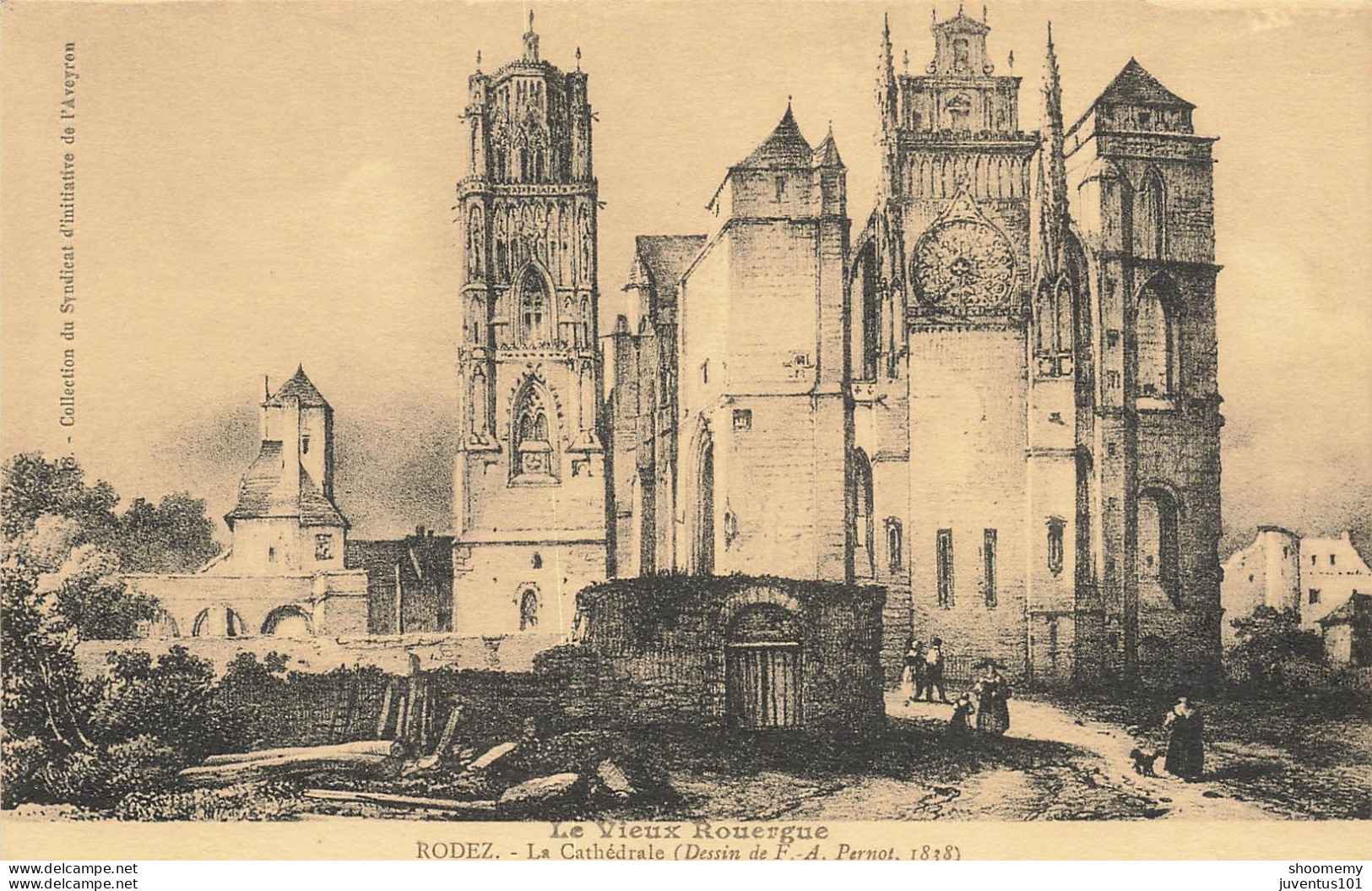 CPA Le Vieux Rouergue-Rodez-La Cathédrale-RARE      L2437 - Rodez