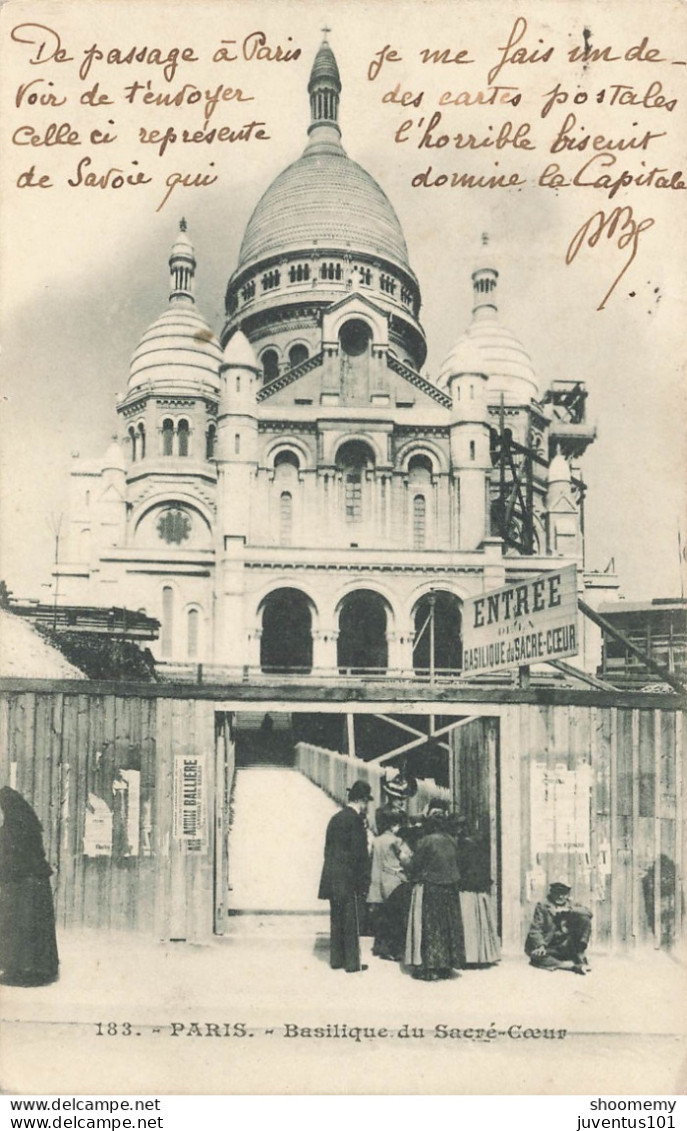 CPA Paris-Basilique Du Sacré Coeur-183-Timbre         L2439 - Sacré Coeur