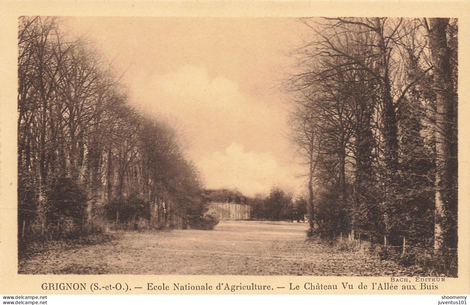 CPA Grignon-Ecole Nationale D'Agriculture-Le Château Vu De L'Allée Aux Buis-RARE          L2438 - Grignon