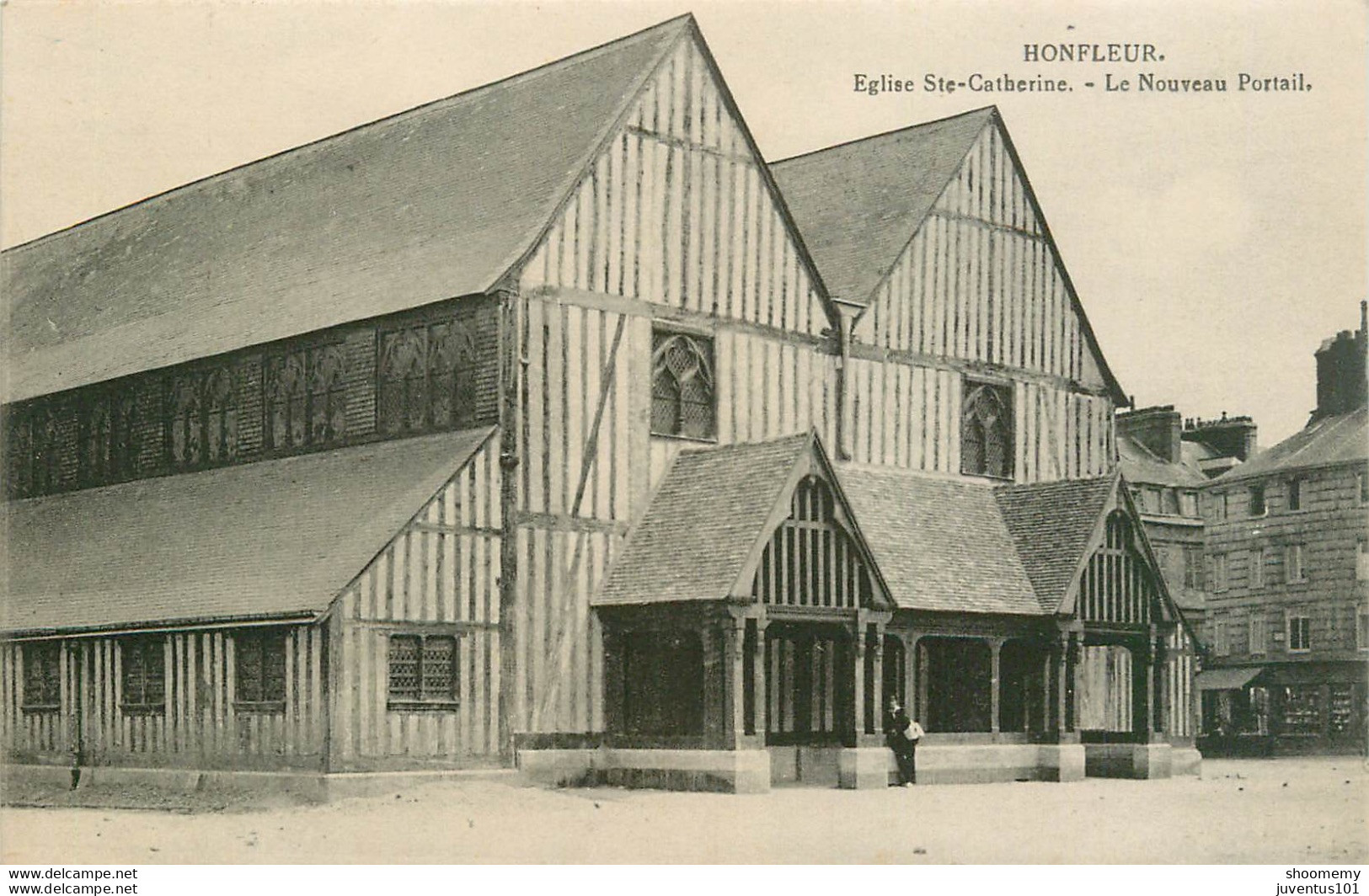 CPA Honfleur-Eglise Ste Catherine-Le Nouveau Portail     L1623 - Honfleur