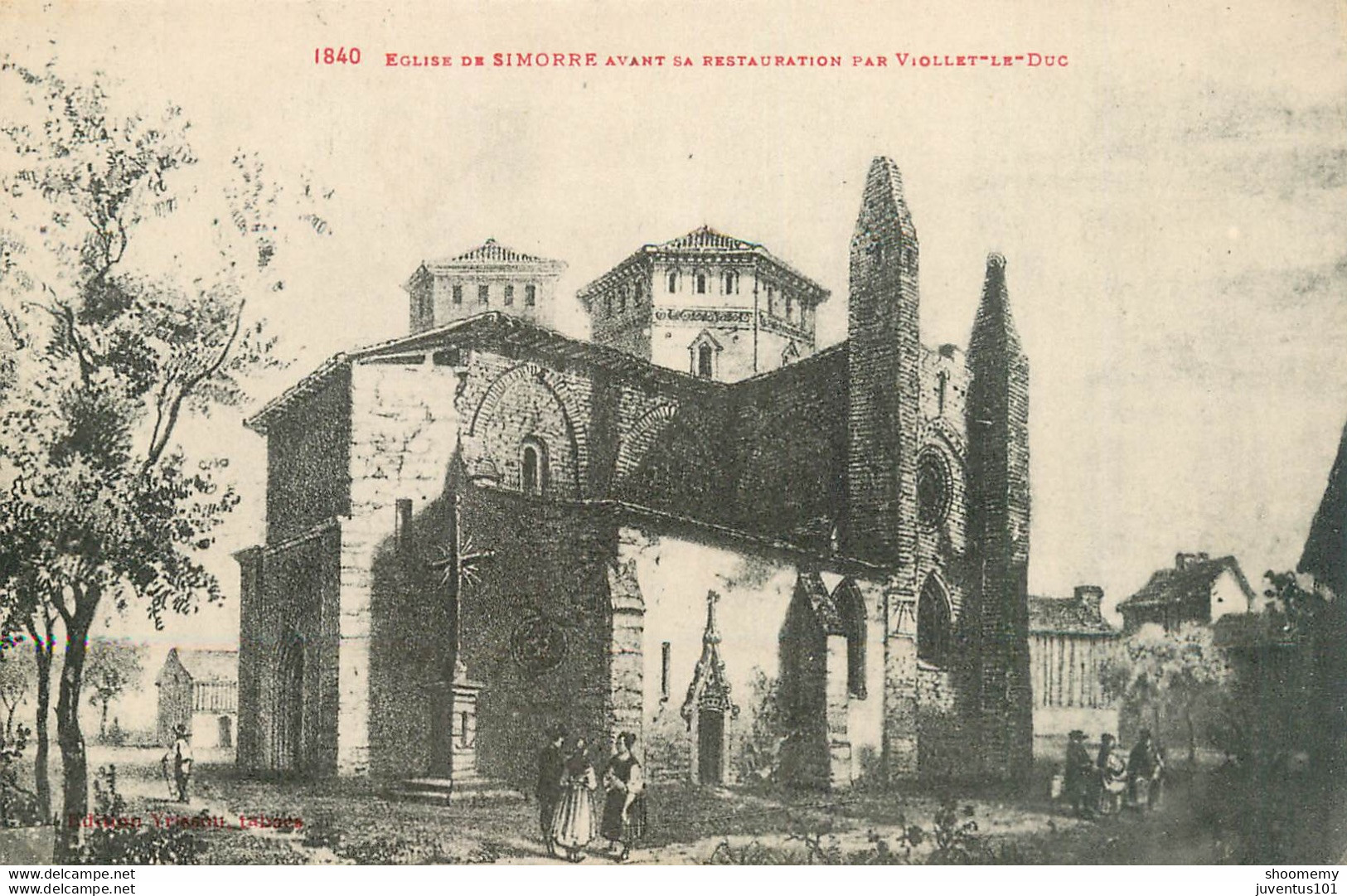 CPA Eglise De Simorre Avant Sa Restauration-1840    L1623 - Andere & Zonder Classificatie
