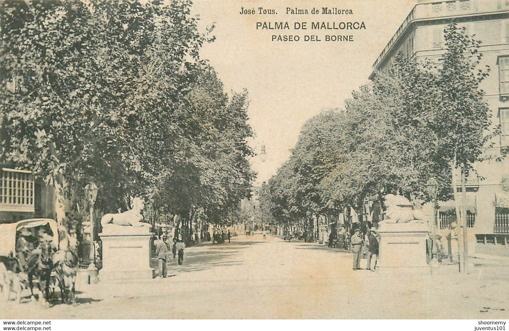 CPA Palma De Mallorca-Paseo Del Borne       L1593 - Palma De Mallorca