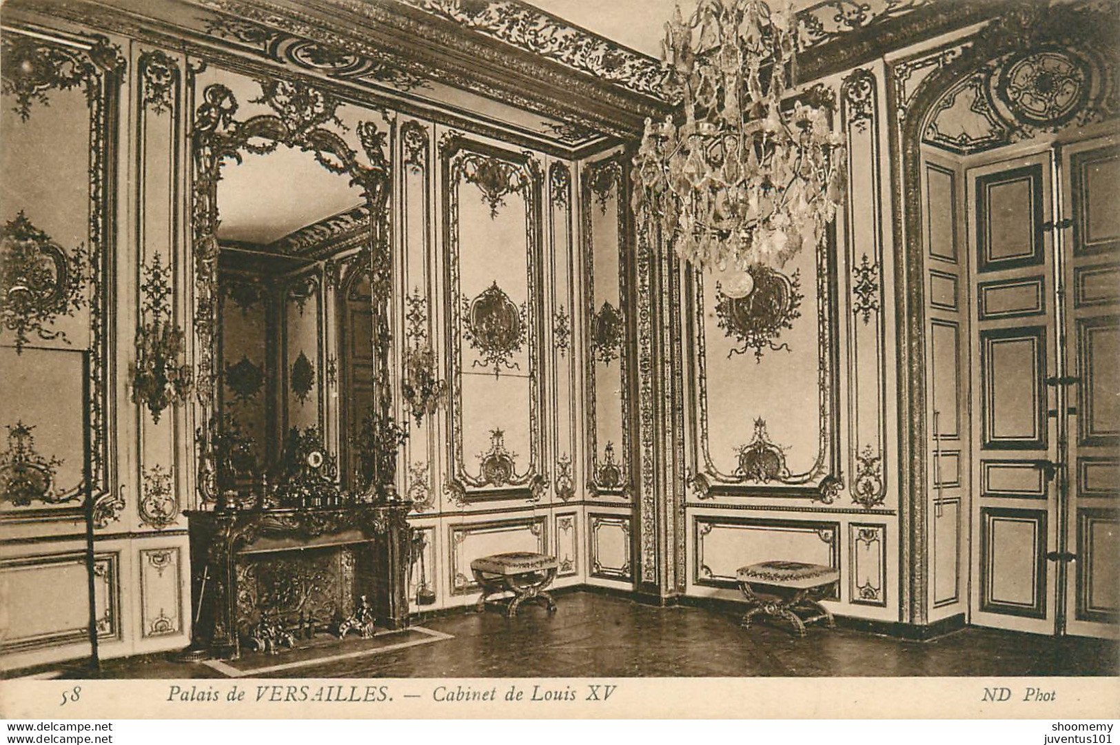 CPA Palais De Versailles-Cabinet Louis XV-58     L1892 - Versailles (Schloß)