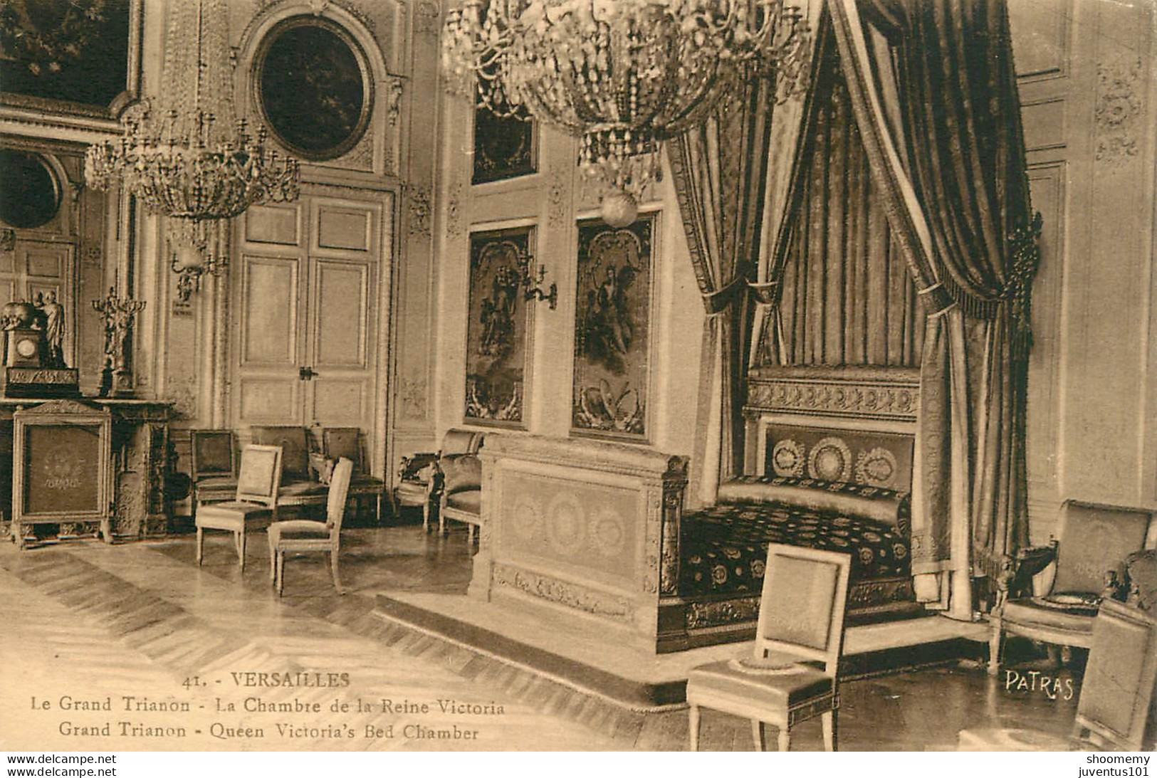 CPA Château De Versailles-Palais Du Grand Trianon-La Chambre De La Reine Victoria      L1892 - Versailles (Château)
