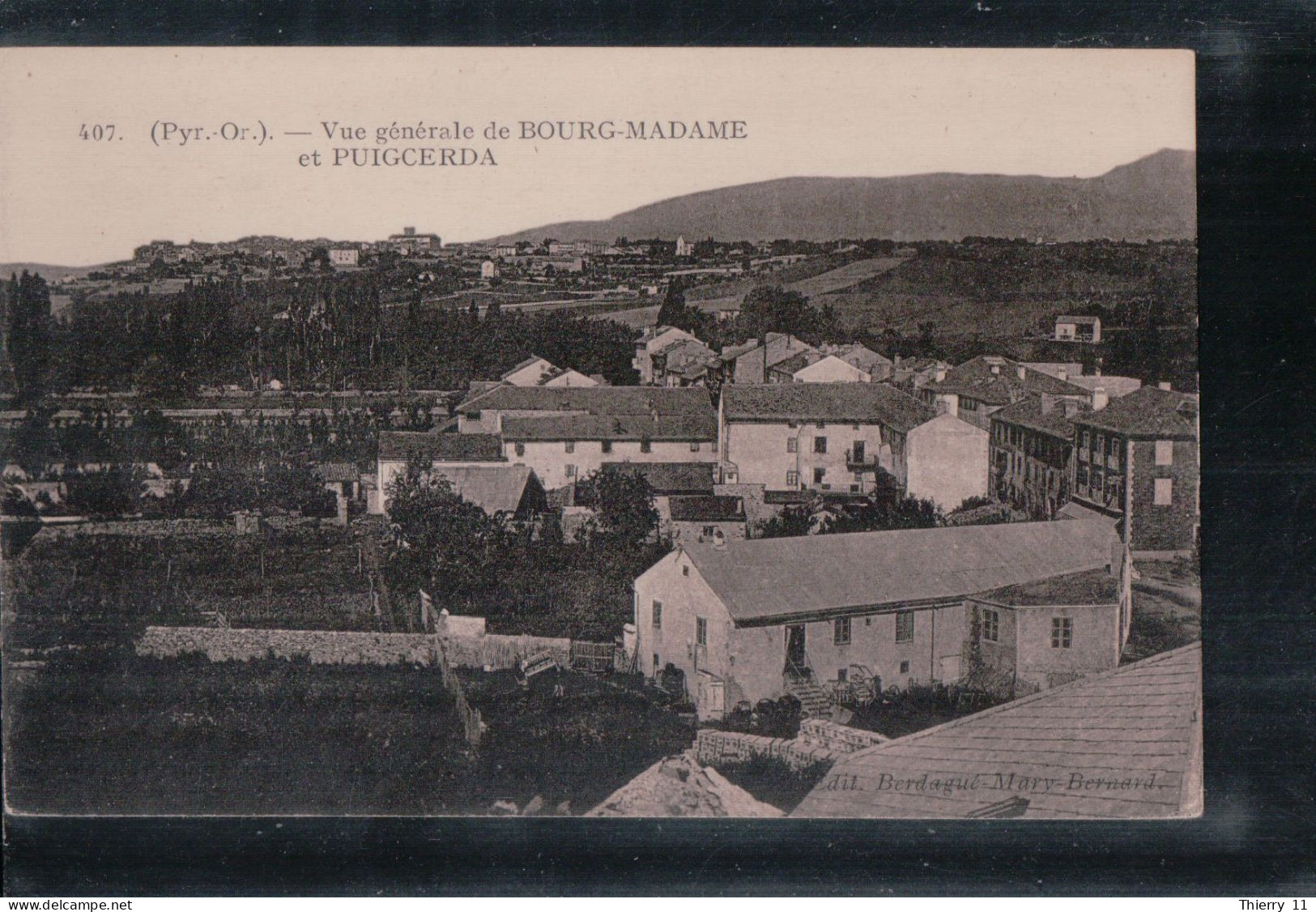 Cpa Vue Générale De Bourg Madame Et Puigcerda - Gerona