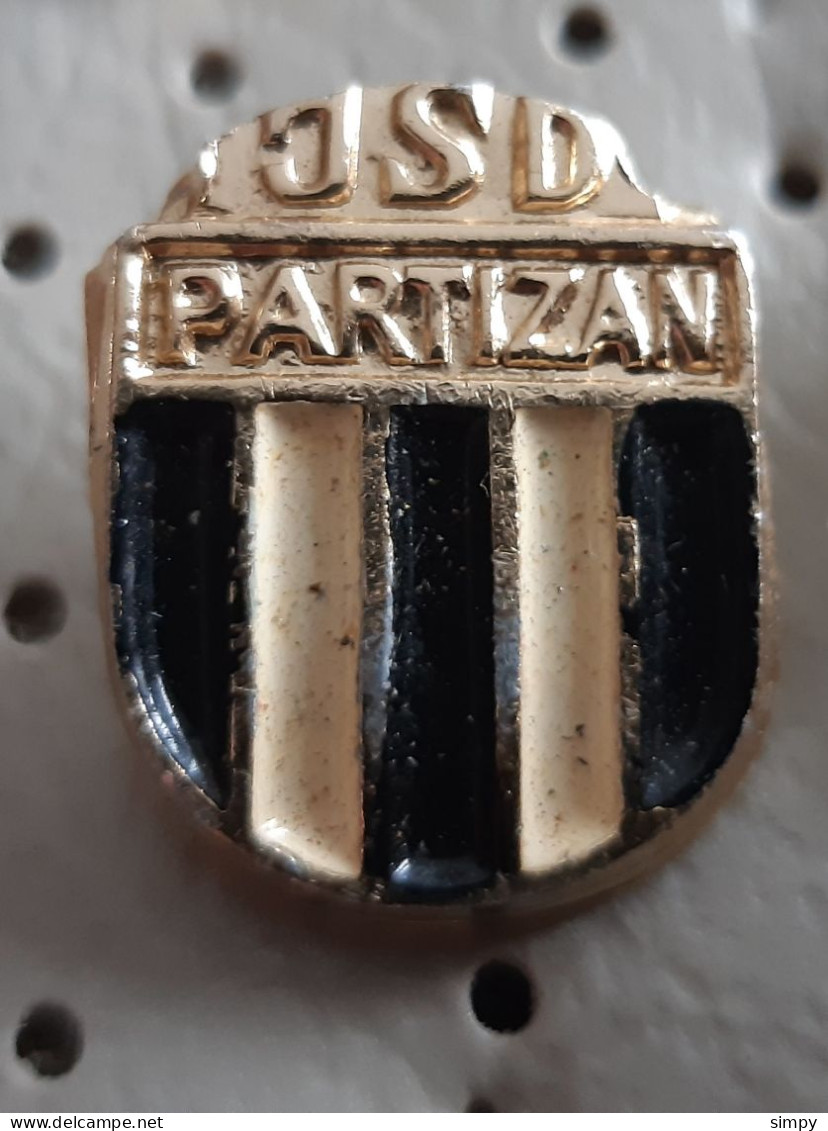 Sport Club JSD PARTIZAN Basketball , Football  Belgrade Yugoslavia Serbia Vintage  Pin - Basketball