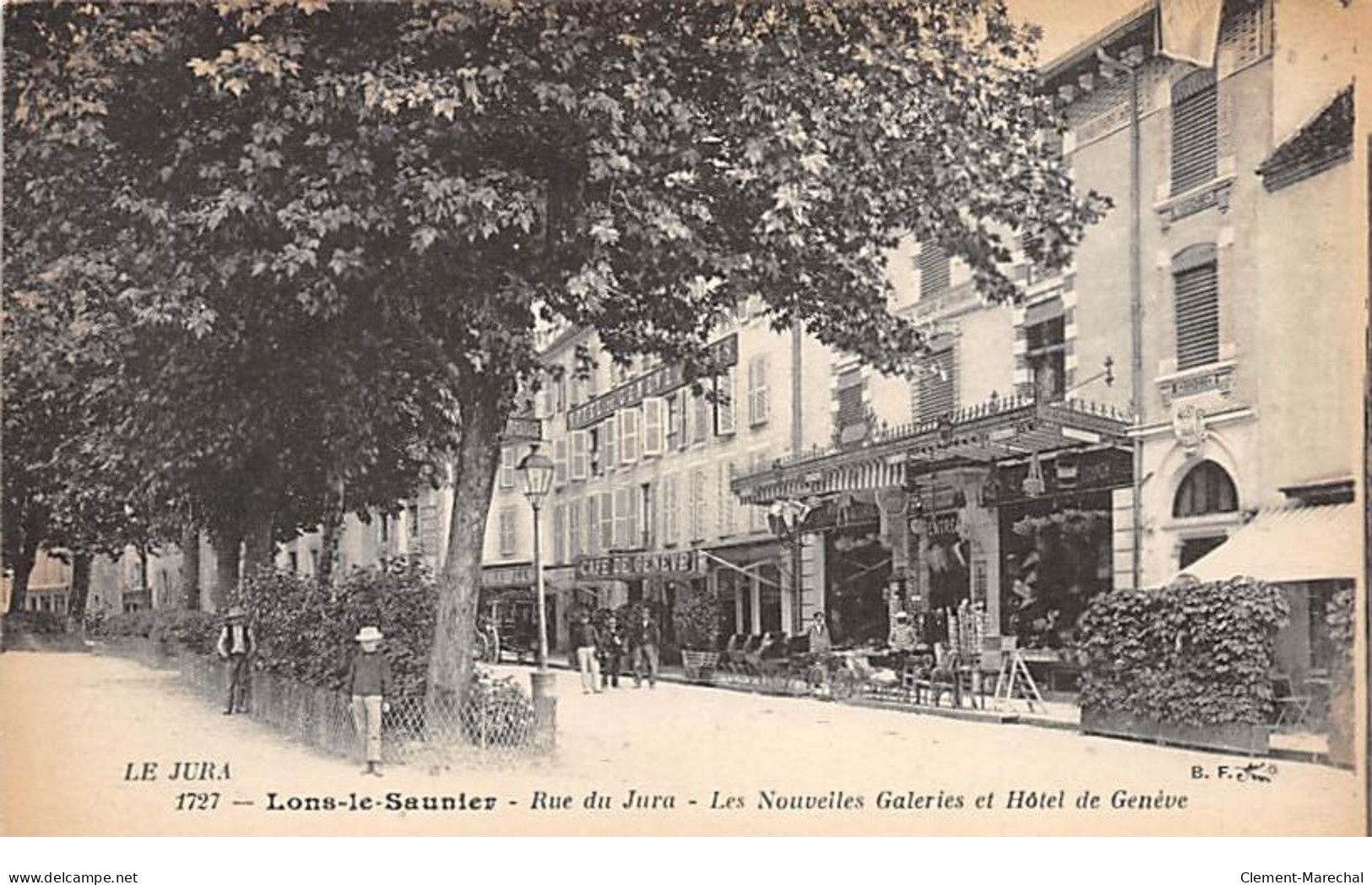 LONS LE SAUNIER - Rue Du Jura - Les Nouvelles Galeries Et Hôtel De Genève - Très Bon état - Lons Le Saunier