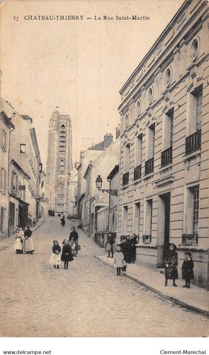 CHATEAU THIERRY - La Rue Saint Martin - Très Bon état - Chateau Thierry