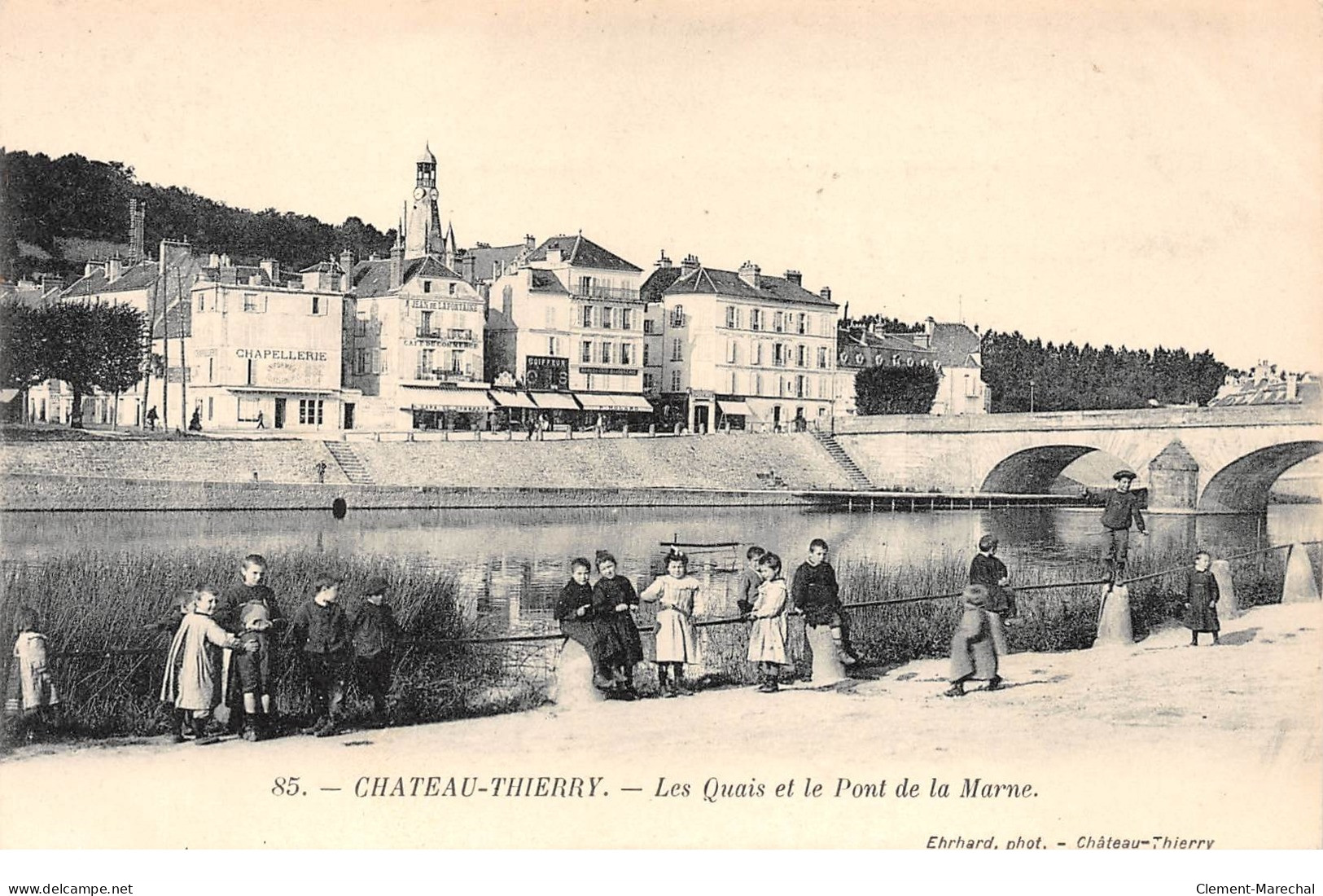 CHATEAU THIERRY - Les Quais Et Le Pont De La Marne - Très Bon état - Chateau Thierry