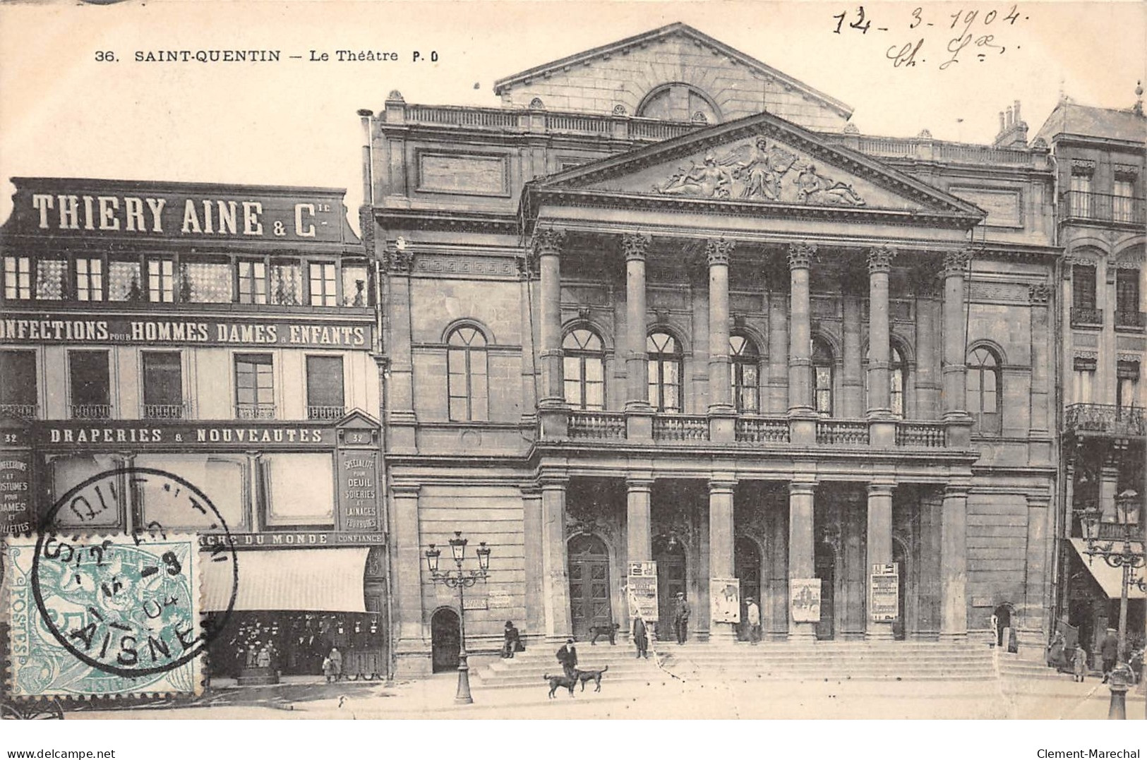 SAINT QUENTIN - Le Théâtre - Très Bon état - Saint Quentin