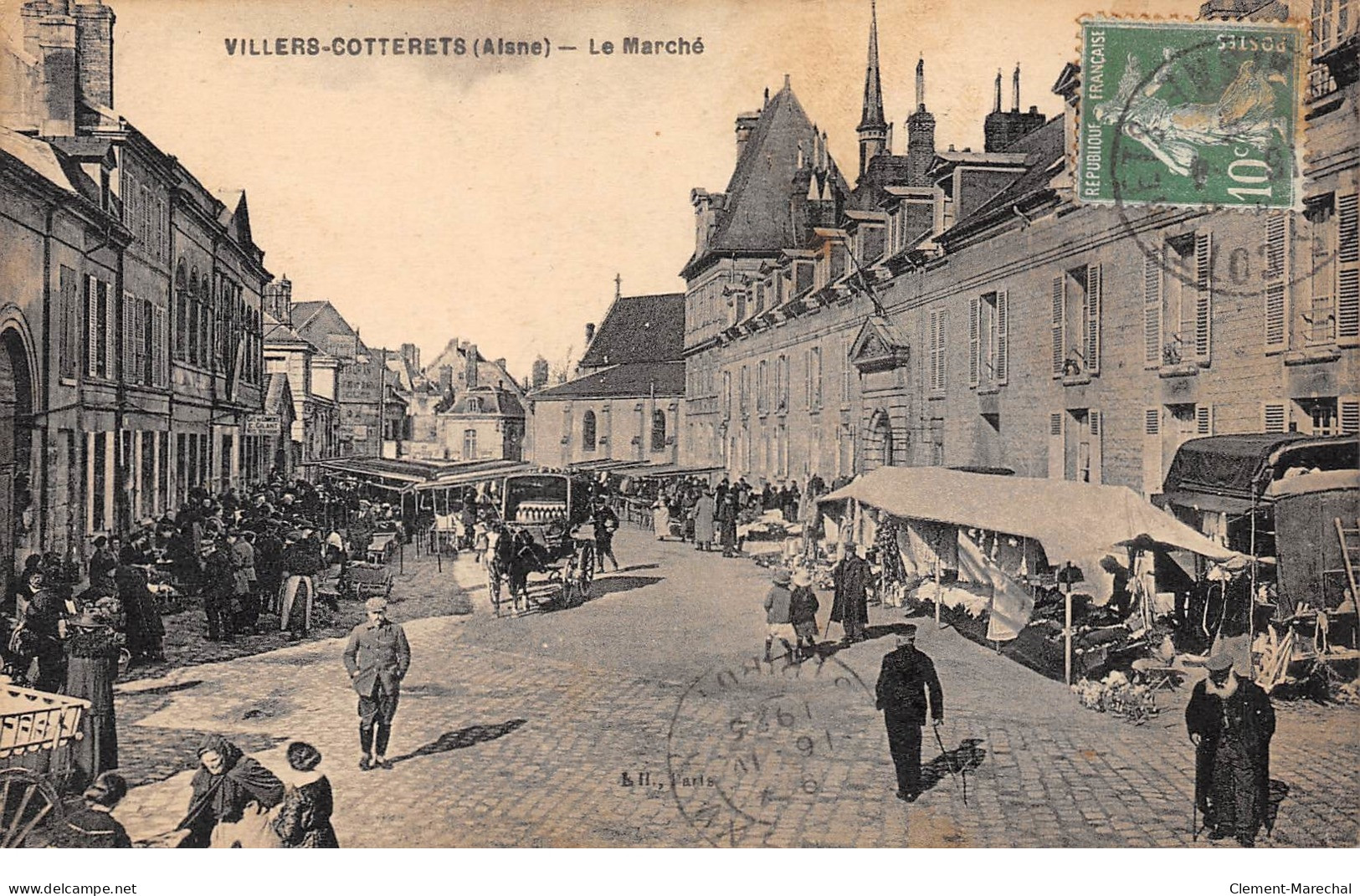 VILLERS COTTERETS - Le Marché - Très Bon état - Villers Cotterets