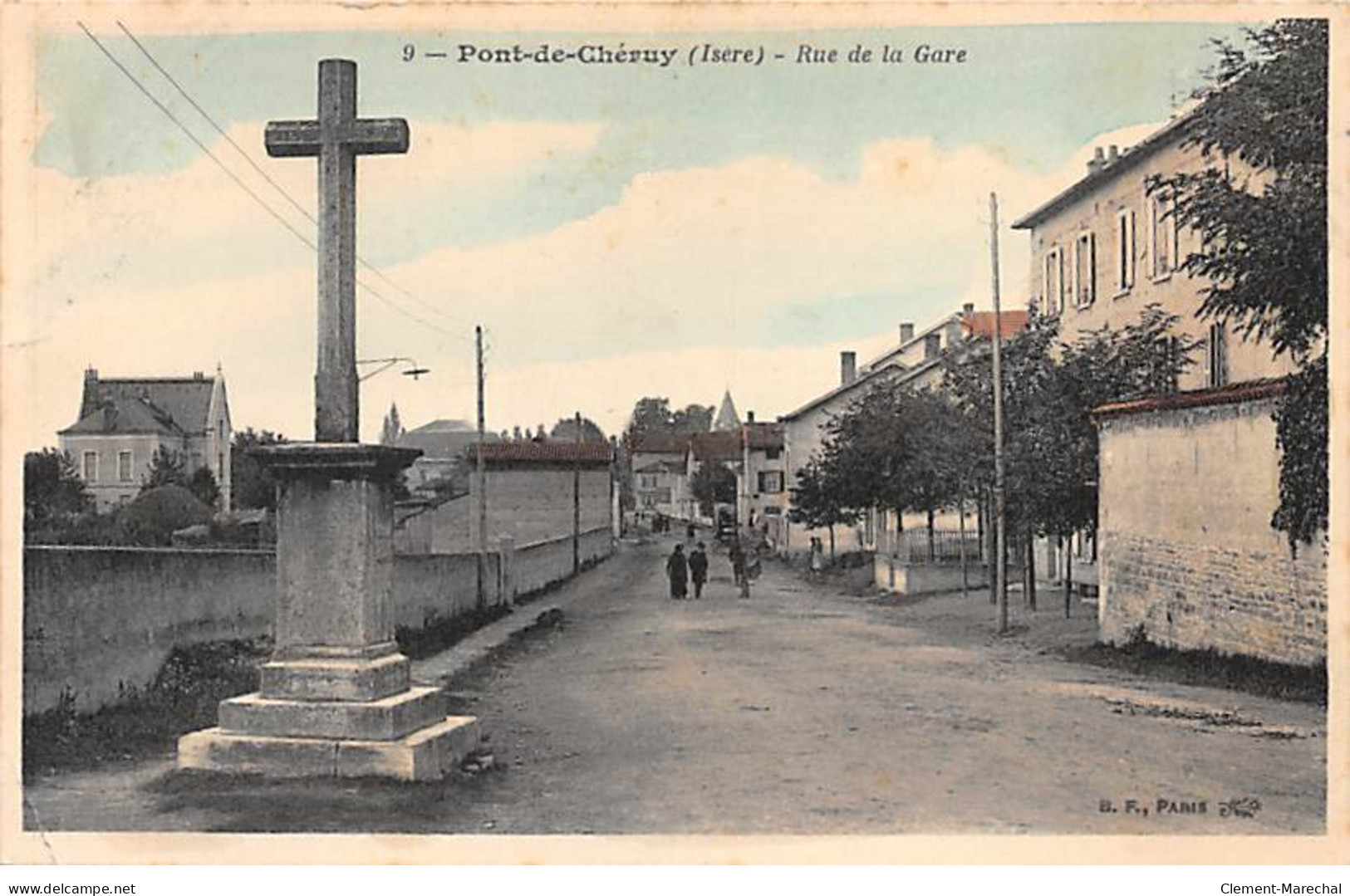 PONT DE CHERUY - Rue De La Gare - Très Bon état - Pont-de-Chéruy