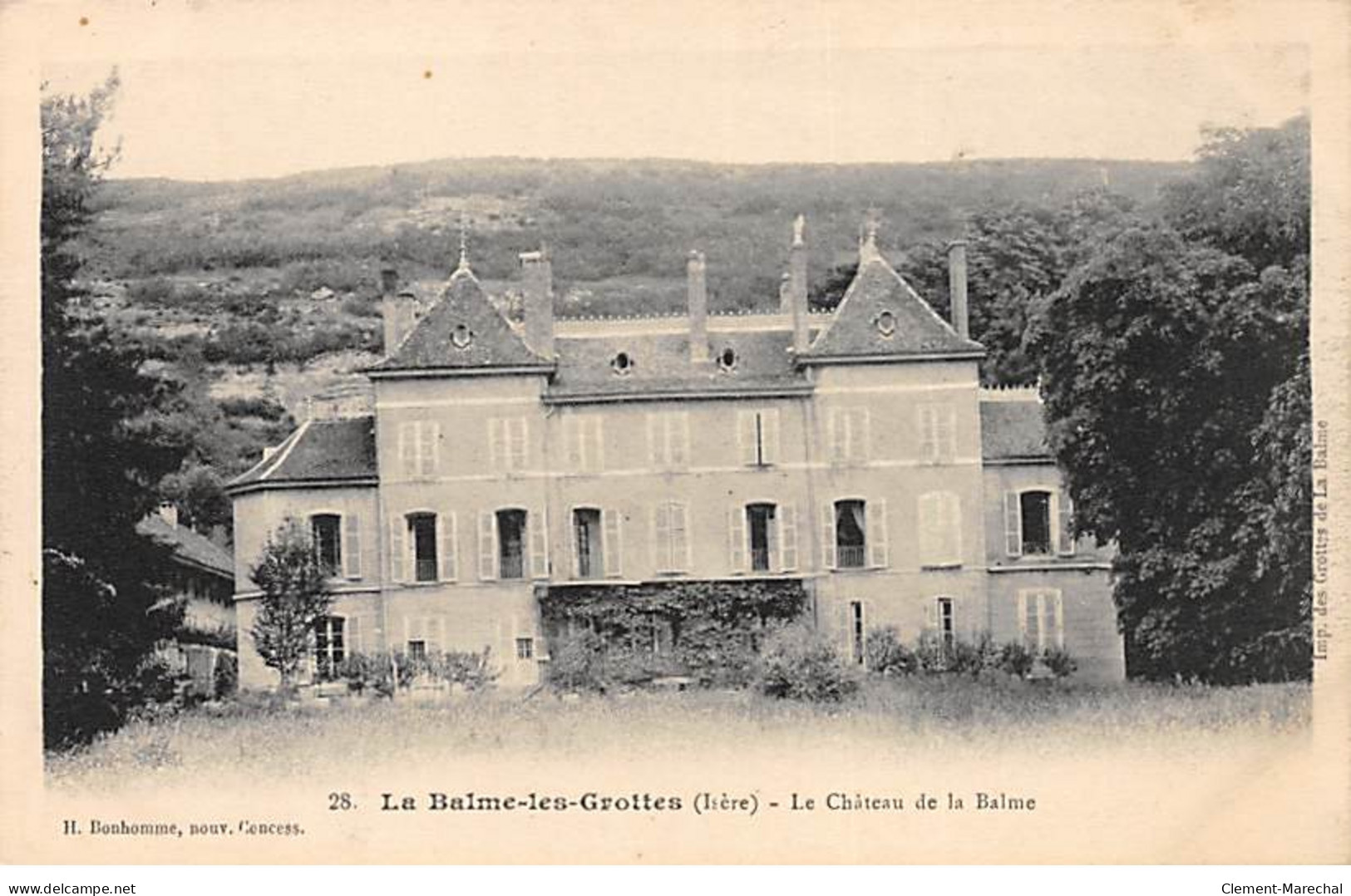 LA BALME LES GROTTES - Le Château De La Balme - Très Bon état - La Balme-les-Grottes