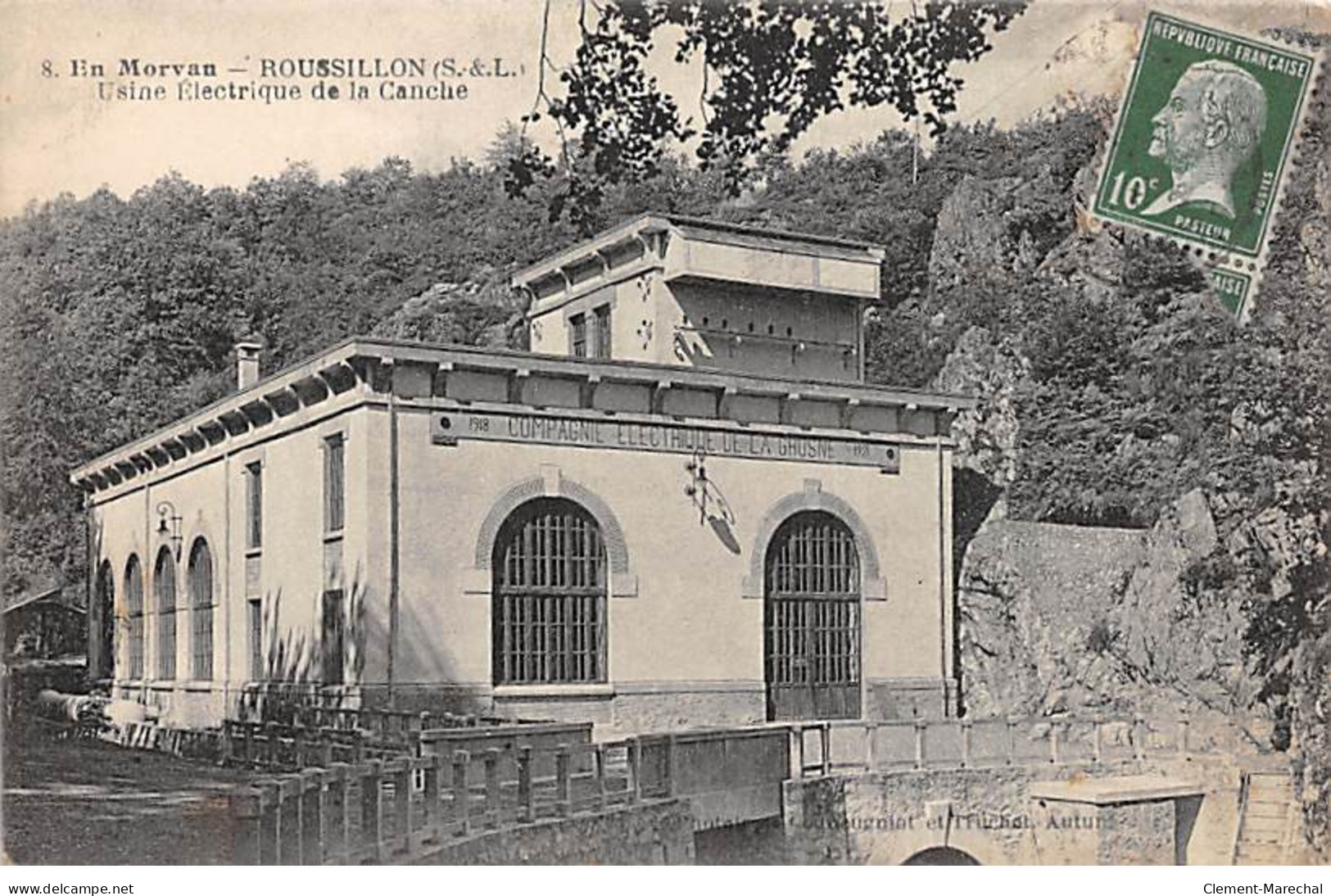 ROUSSILLON - L'Usine Electrique De La Canche - Très Bon état - Roussillon