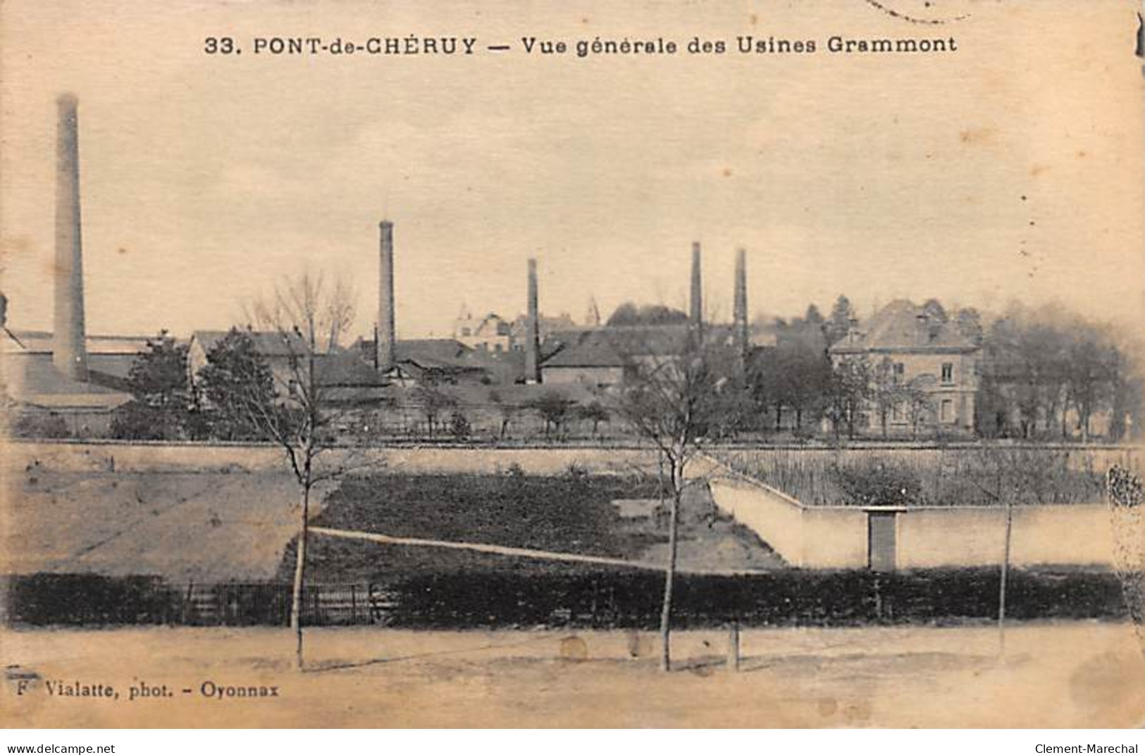 PONT DE CHERUY - Vue Générale Des Usines Grammont - Très Bon état - Pont-de-Chéruy
