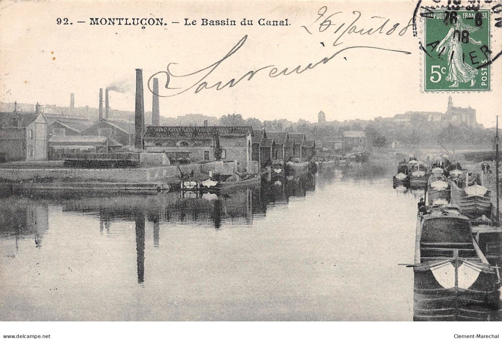 MONTLUCON - Le Bassin Du Canal - Très Bon état - Montlucon