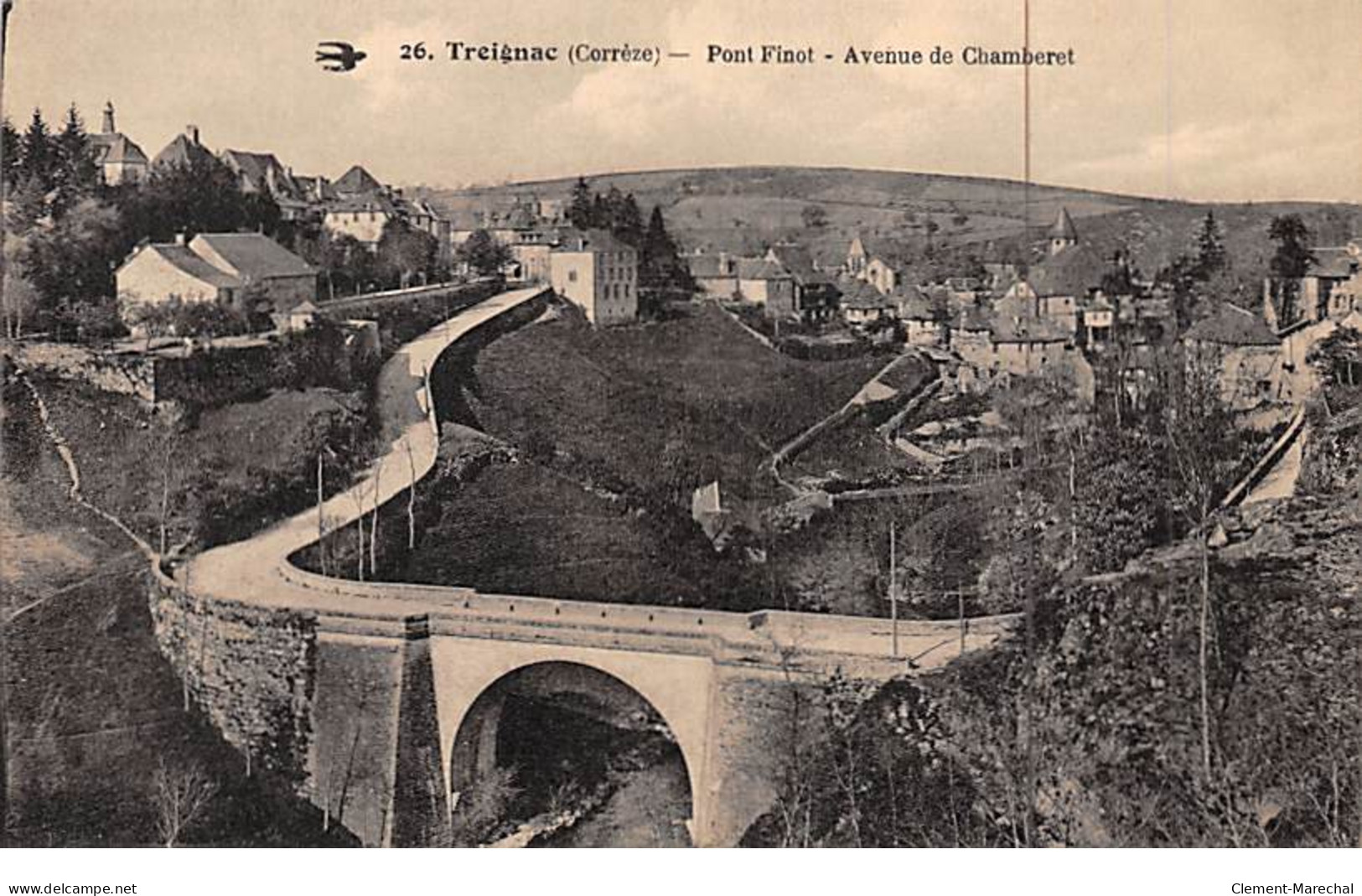 TREIGNAC - Pont Finot - Avenue De Chamberet - Très Bon état - Treignac