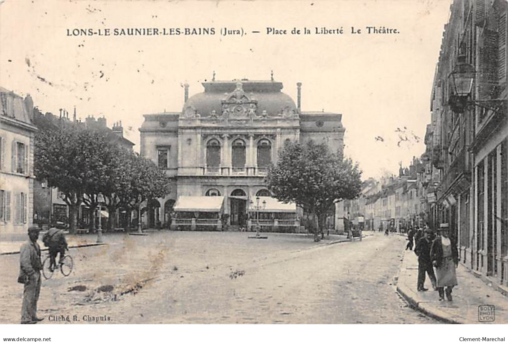 LONS LE SAUNIER LES BAINS - Place De La Liberté - Le Théâtre - Très Bon état - Lons Le Saunier