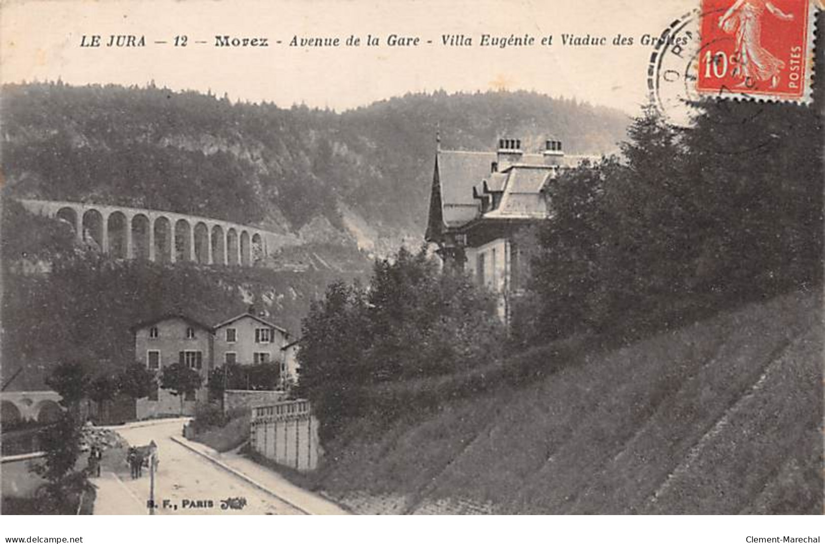 MOREZ - Avenue De La Gare - Villa Eugénie Et Viaduc Des Grottes - Très Bon état - Morez