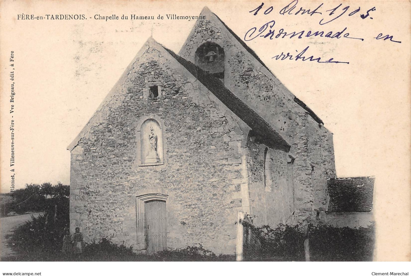 FERE EN TARDENOIS - Chapelle Du Hameau De Villemoyenne - Très Bon état - Fere En Tardenois