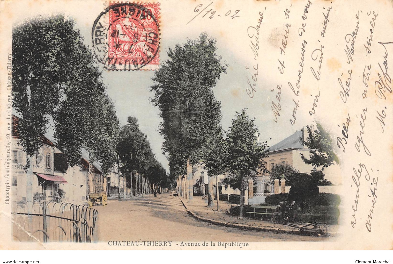 CHATEAU THIERRY - Avenue De La République - Très Bon état - Chateau Thierry