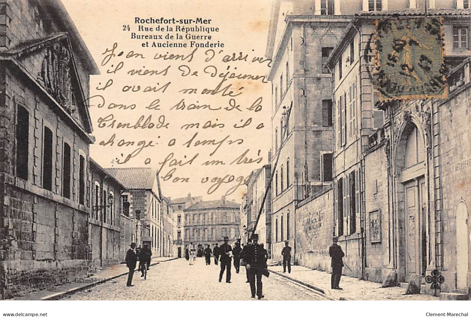 ROCHEFORT SUR MER - Rue De La République - Bureaux De La Guerre Et Ancienne Fonderie - Très Bon état - Rochefort
