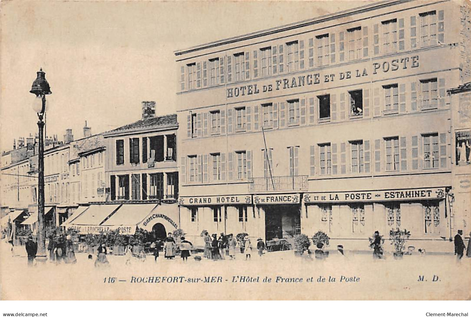 ROCHEFORT SUR MER - L'Hôtel De France Et De La Poste - Très Bon état - Rochefort