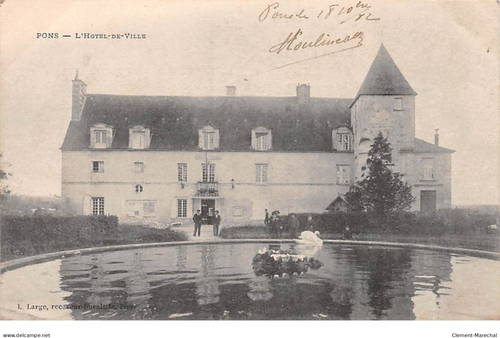 PONS - L'Hôtel De Ville - Très Bon état - Pons