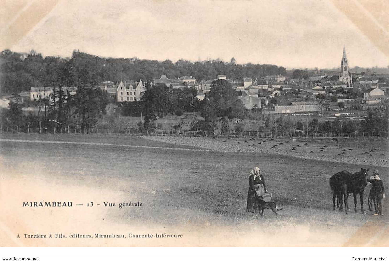 MIRAMBEAU - Vue Générale - Très Bon état - Mirambeau