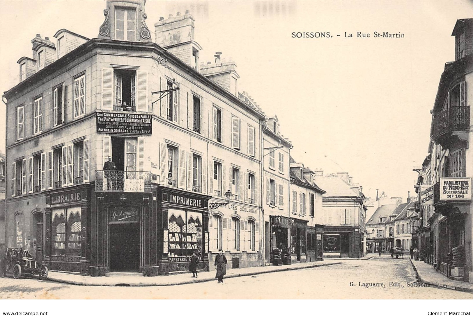 SOISSONS - La Rue Saint Martin - Très Bon état - Soissons