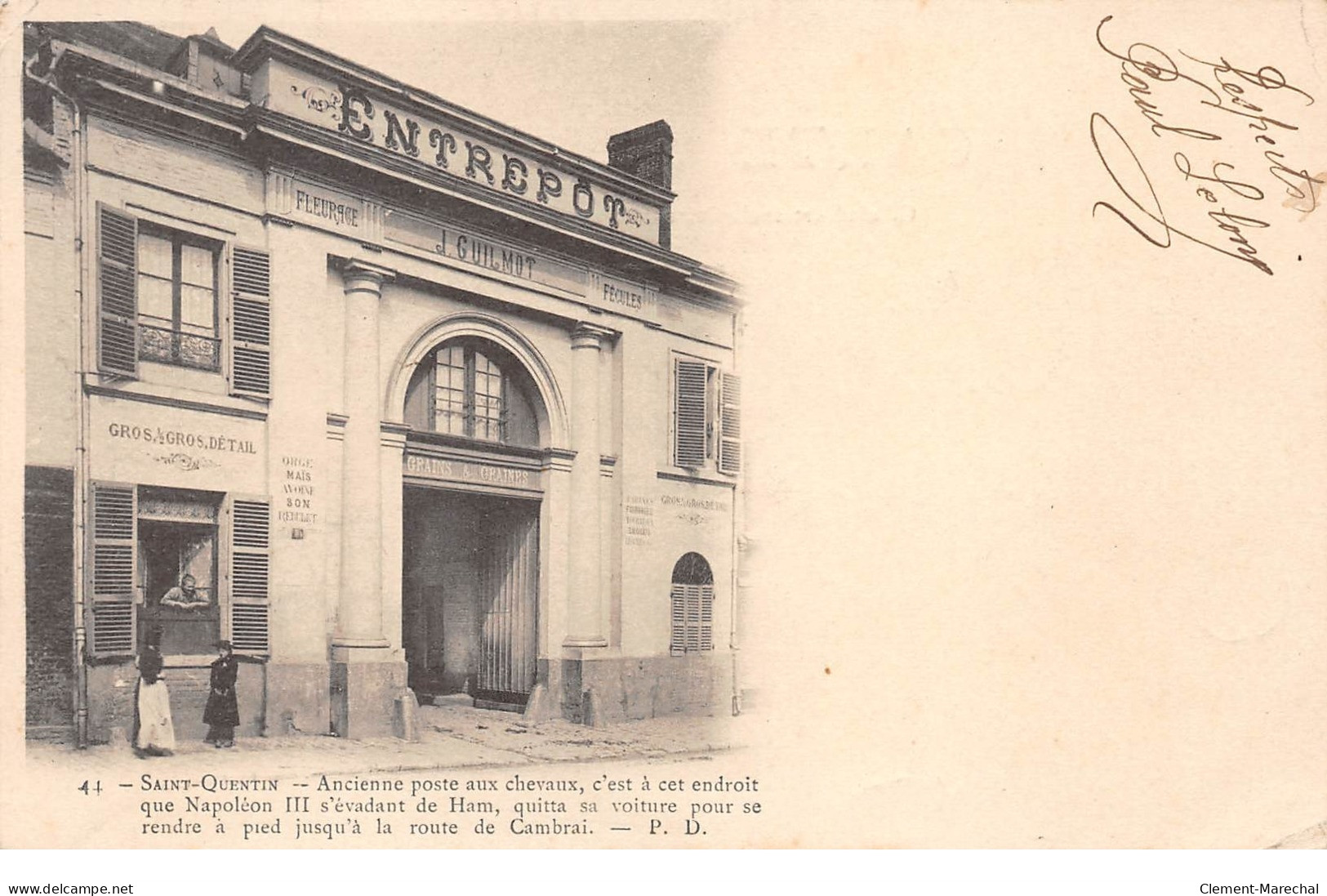 SAINT QUENTIN - Ancienne Poste Aux Chevaux - Très Bon état - Saint Quentin