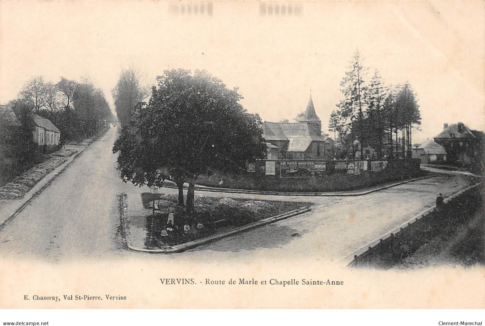 VERVINS - Route De Marle Et Chapelle Sainte Anne - Très Bon état - Vervins