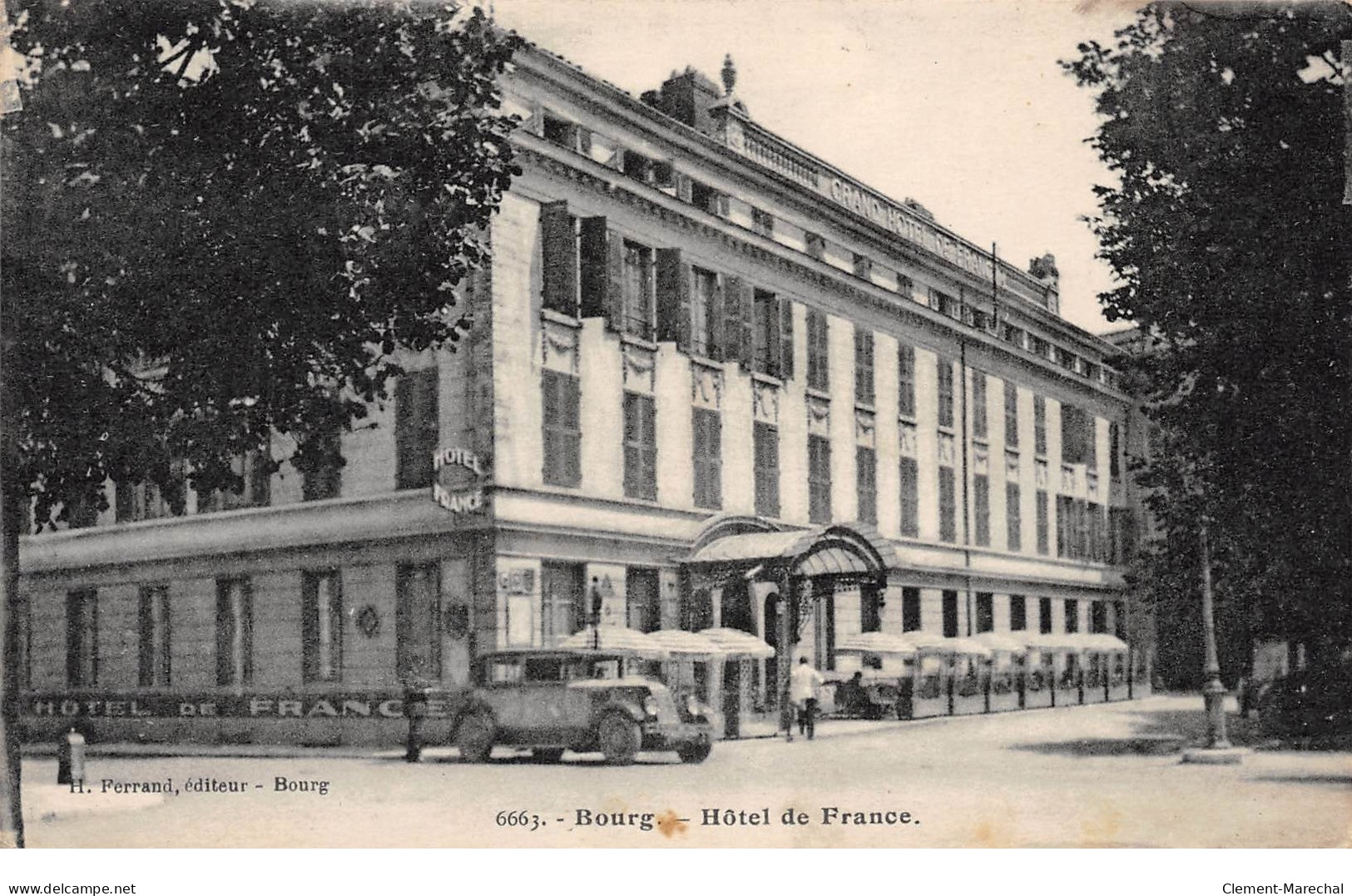 BOURG - Hôtel De France - Très Bon état - Autres & Non Classés